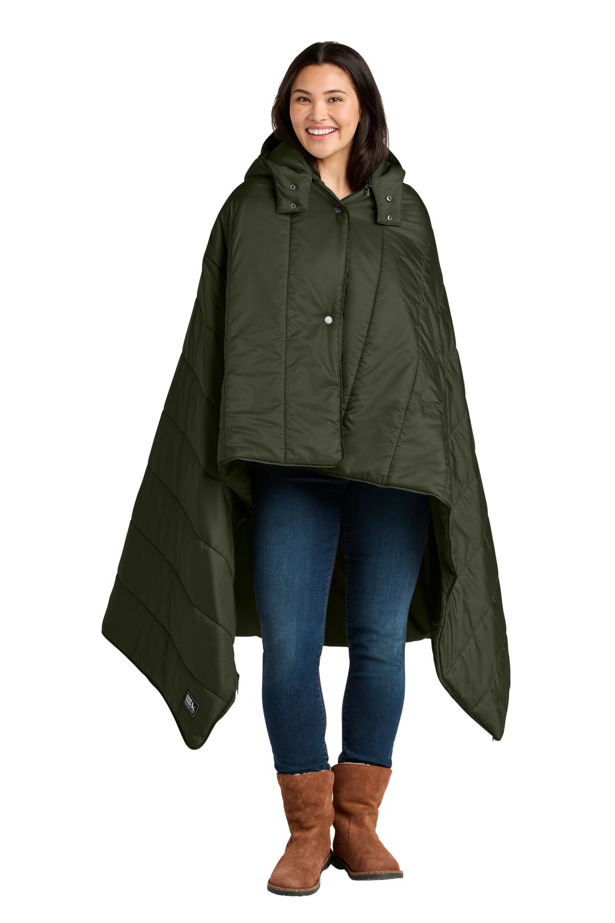 Custom Embroidery or DTF Print - Eddie Bauer ® Puffy Camp Poncho EB755