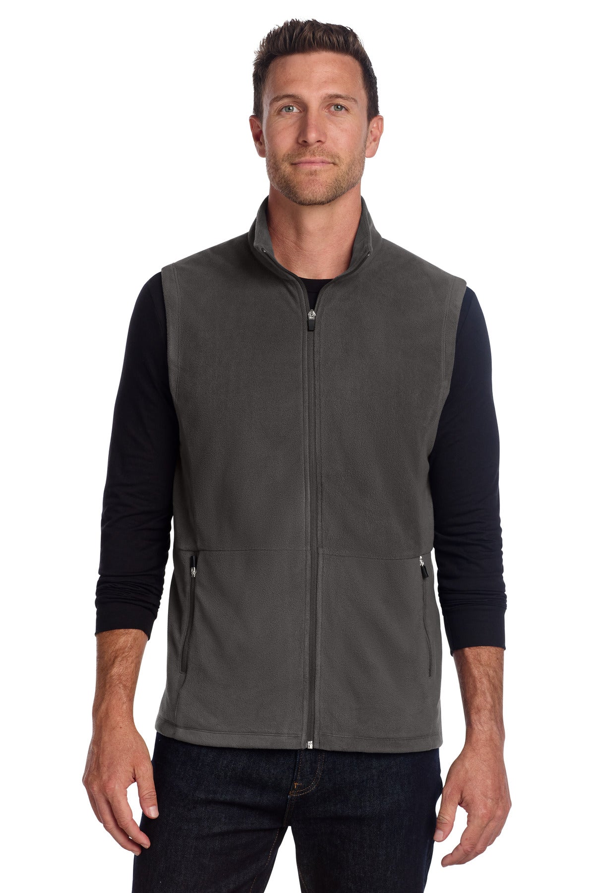 Custom Embroidery or DTF Print - Port Authority ® Accord Microfleece Vest F152