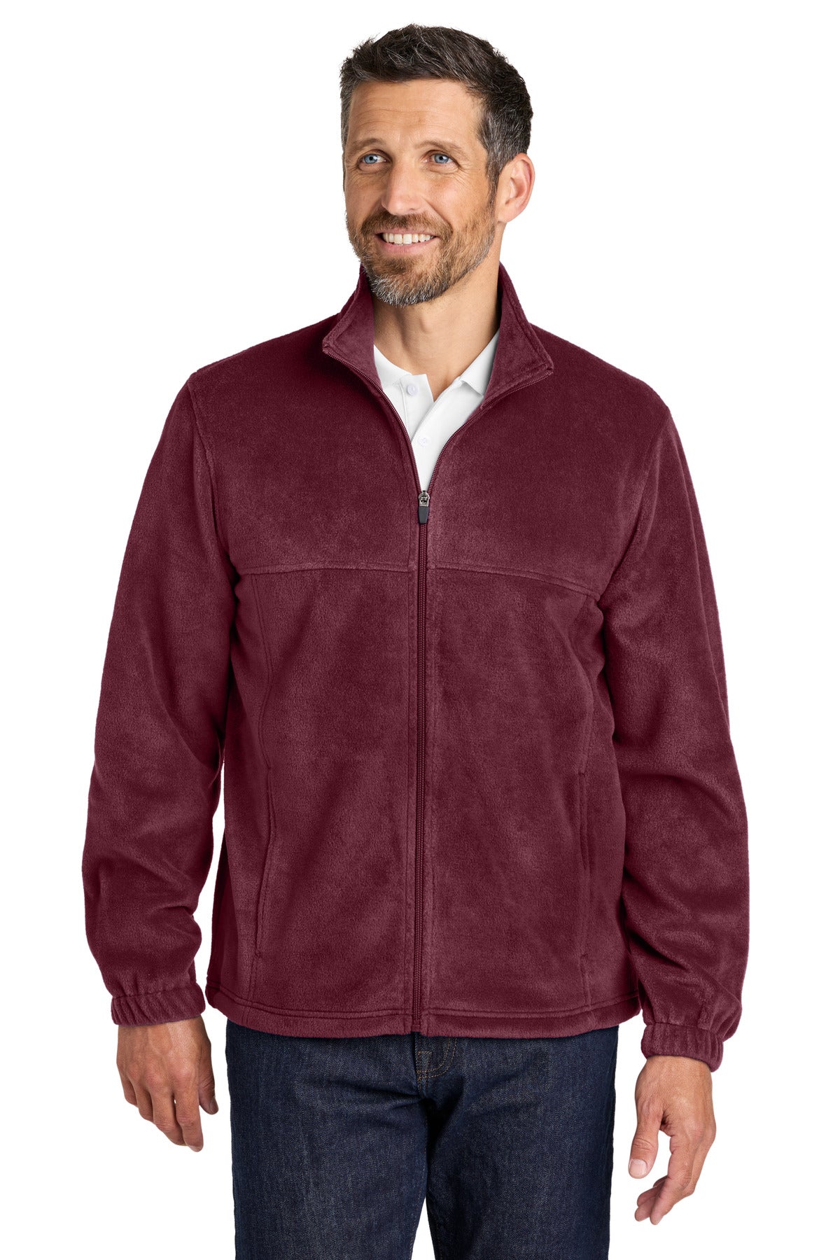 Custom Embroidery or DTF Print - Port Authority ® Plush Fleece Full-Zip Jacket F190
