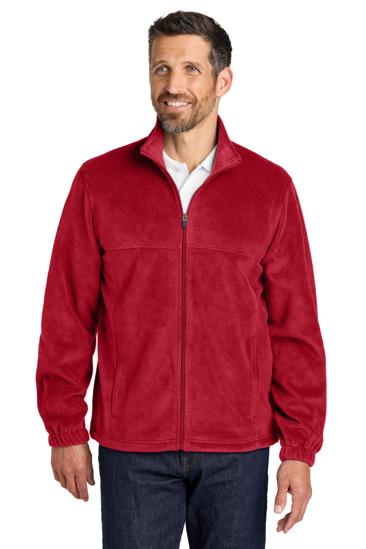 Custom Embroidery or DTF Print - Port Authority ® Plush Fleece Full-Zip Jacket F190