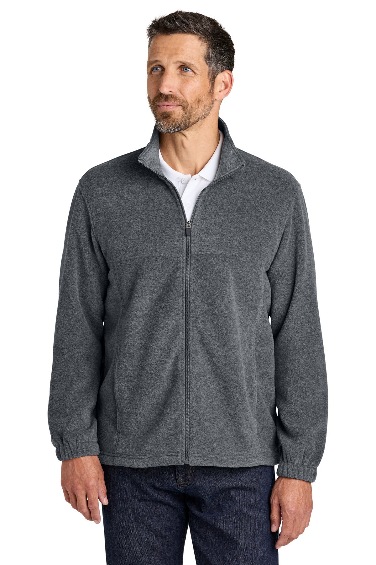 Custom Embroidery or DTF Print - Port Authority ® Plush Fleece Full-Zip Jacket F190