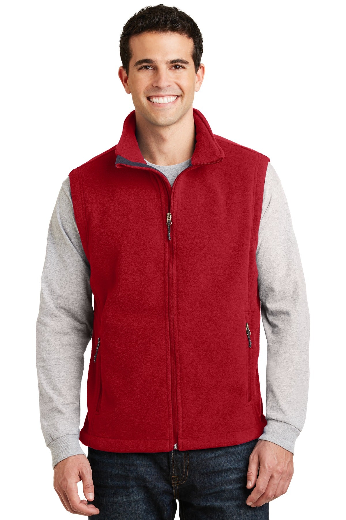 Custom Embroidery or DTF Print - Port Authority ® Value Fleece Vest. F219