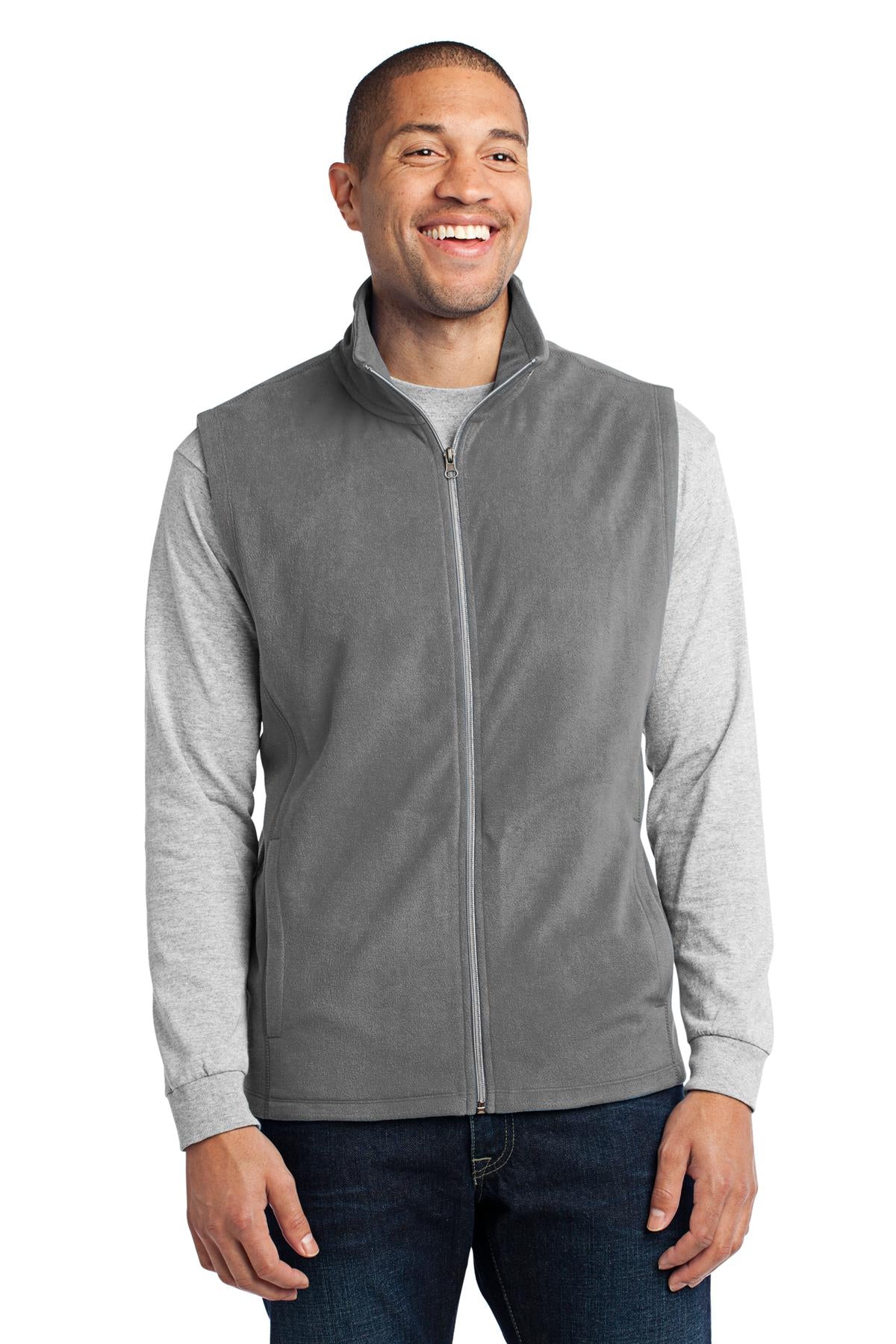 Custom Embroidery or DTF Print - Port Authority ® Microfleece Vest. F226