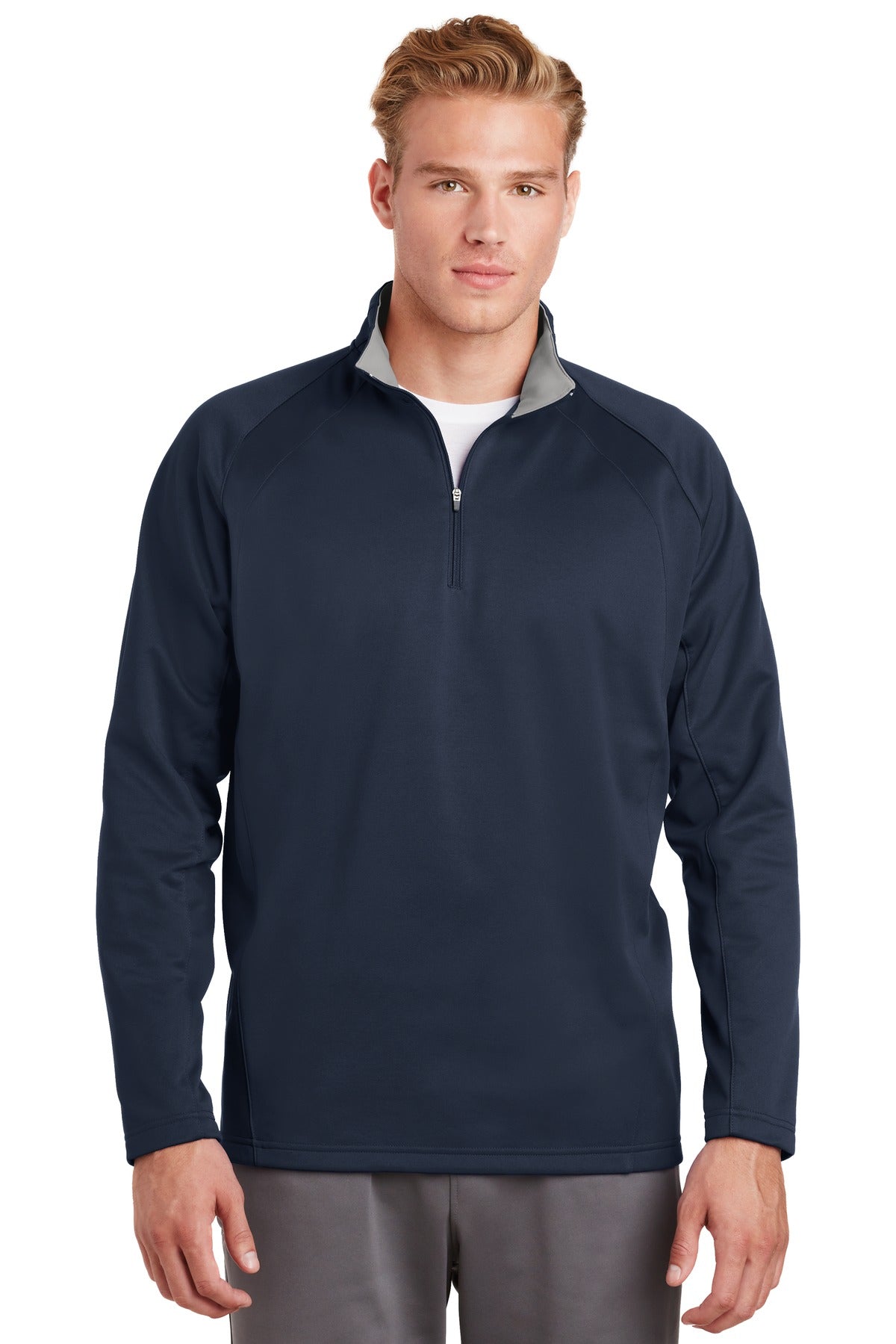 Custom Embroidered - Sport-Tek® Sport-Wick® Fleece 1/4-Zip Pullover. F243