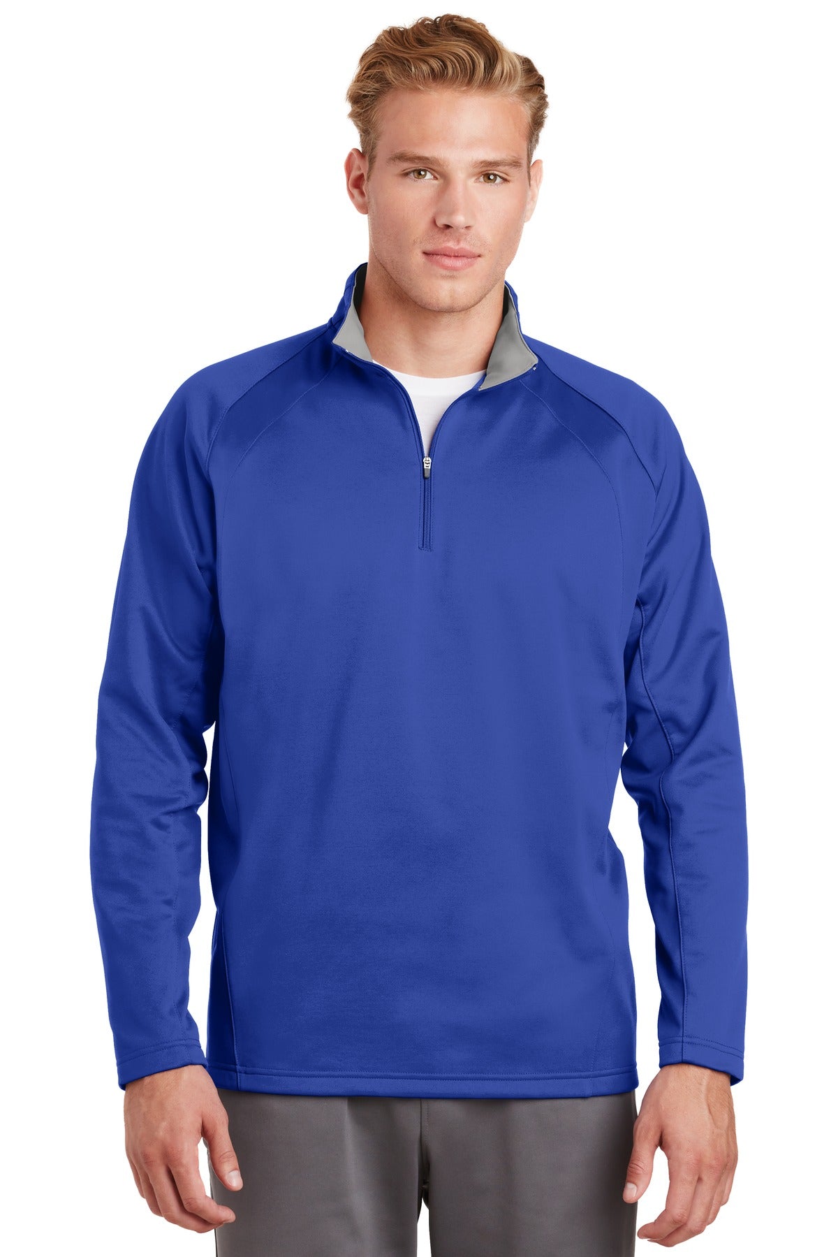 Custom Embroidered - Sport-Tek® Sport-Wick® Fleece 1/4-Zip Pullover. F243