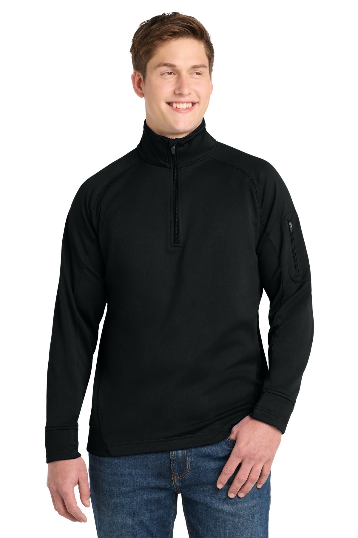 Custom Embroidery or DTF Print - Sport-Tek ® Tech Fleece 1/4-Zip Pullover. F247