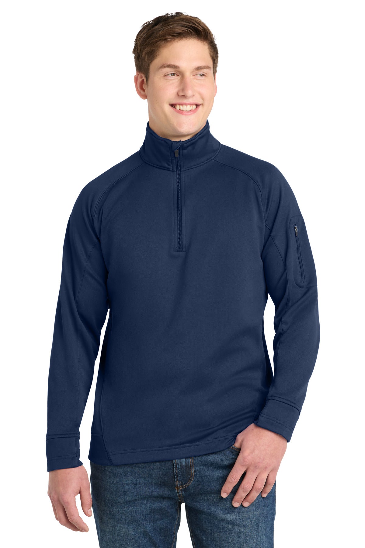 Custom Embroidery or DTF Print - Sport-Tek ® Tech Fleece 1/4-Zip Pullover. F247