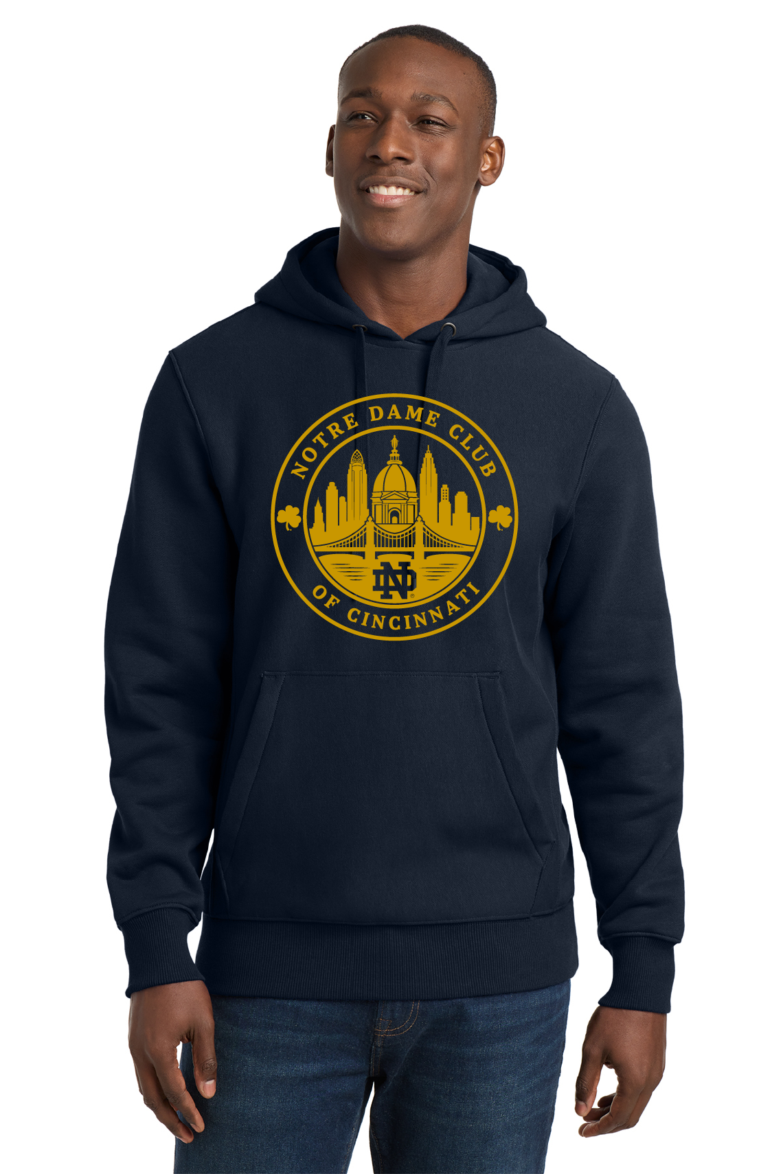ND Club of Cincinnati - Sport-Tek ® Super Heavyweight Pullover Hooded Sweatshirt. F281