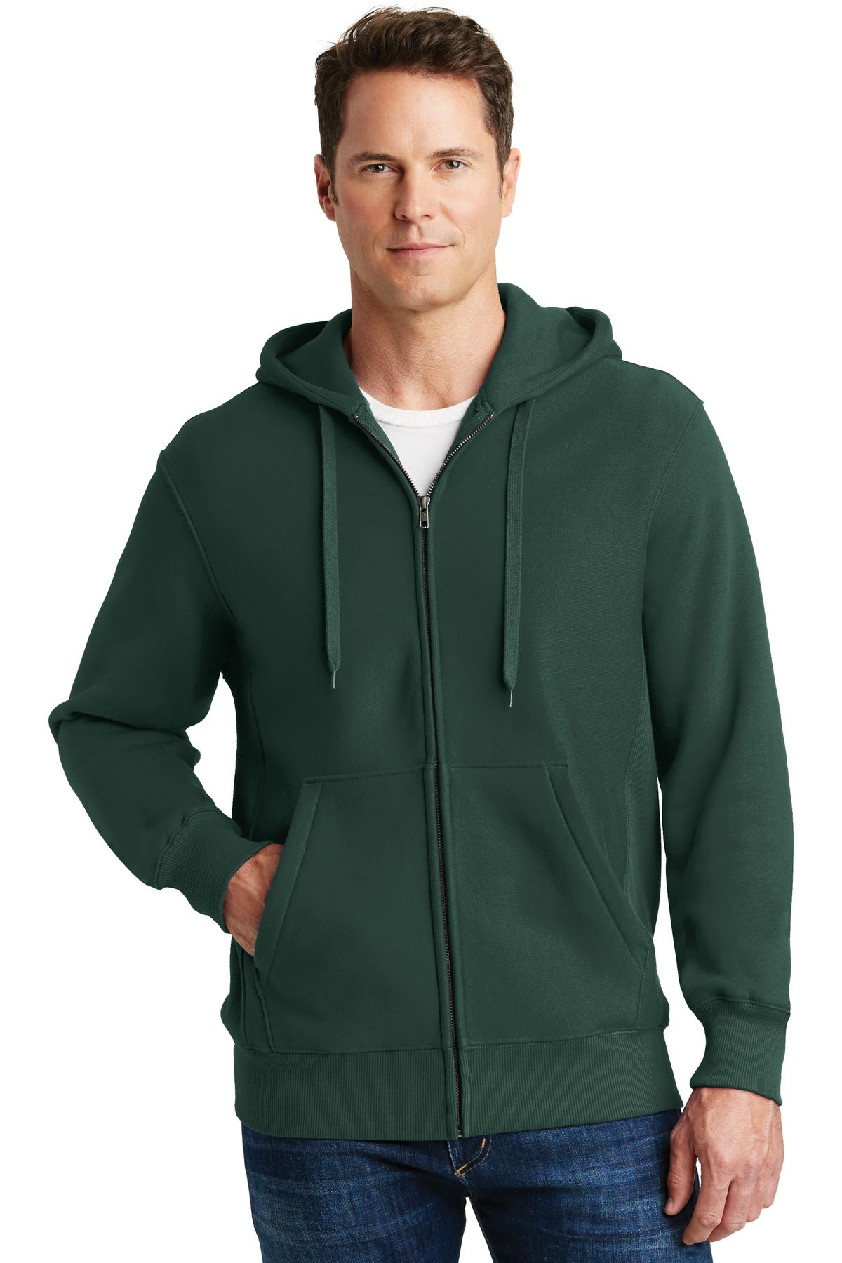Custom Embroidered - Sport-Tek® Super Heavyweight Full-Zip Hooded Sweatshirt. F282