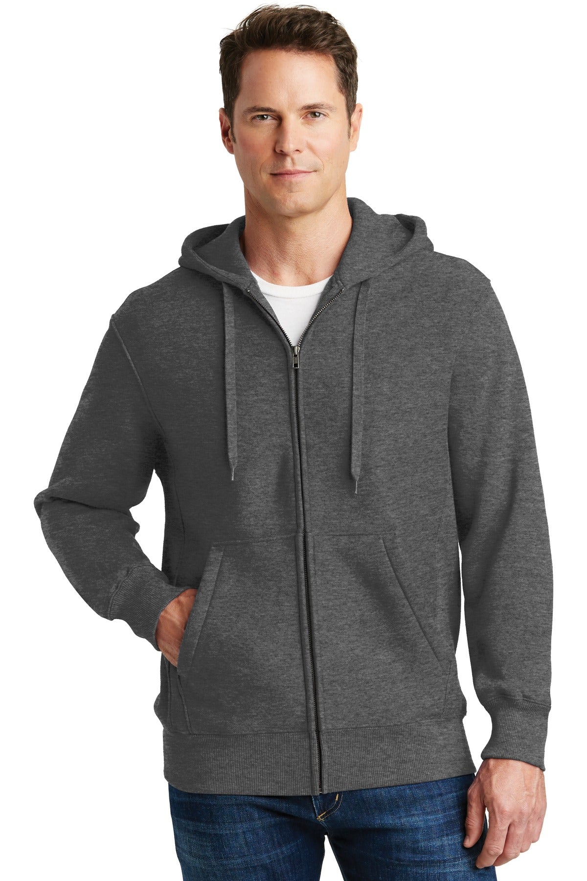 Custom Embroidered - Sport-Tek® Super Heavyweight Full-Zip Hooded Sweatshirt. F282