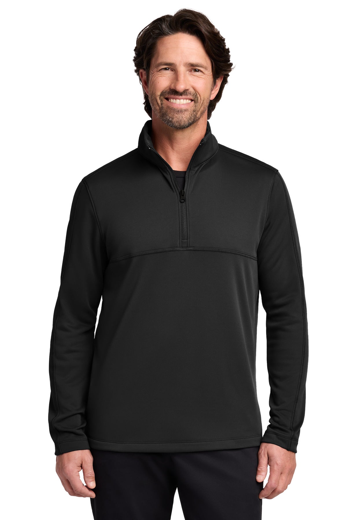 Custom Embroidery or DTF Print - Port Authority ® Smooth Fleece 1/4-Zip F804