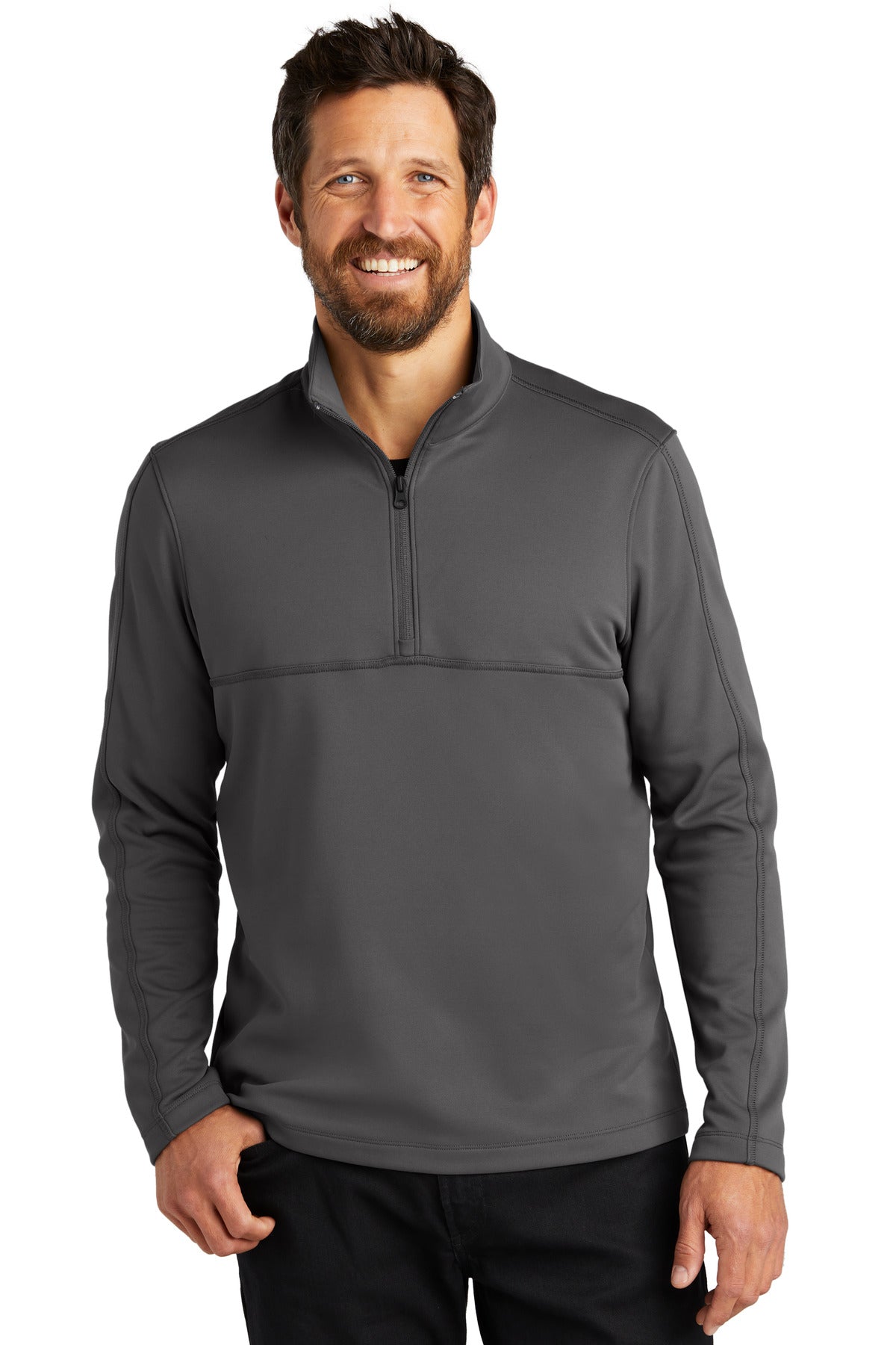 Custom Embroidered - Port Authority® Smooth Fleece 1/4-Zip F804