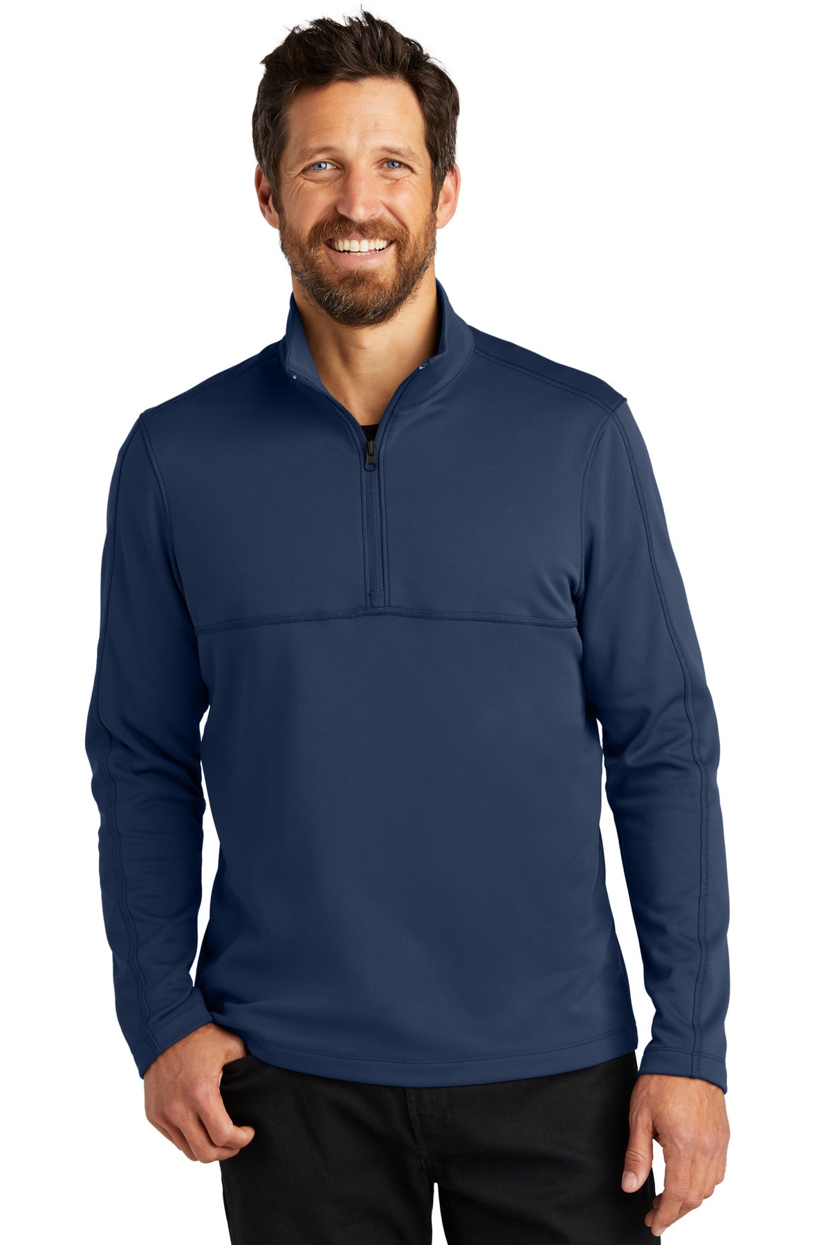 Custom Embroidered - Port Authority® Smooth Fleece 1/4-Zip F804