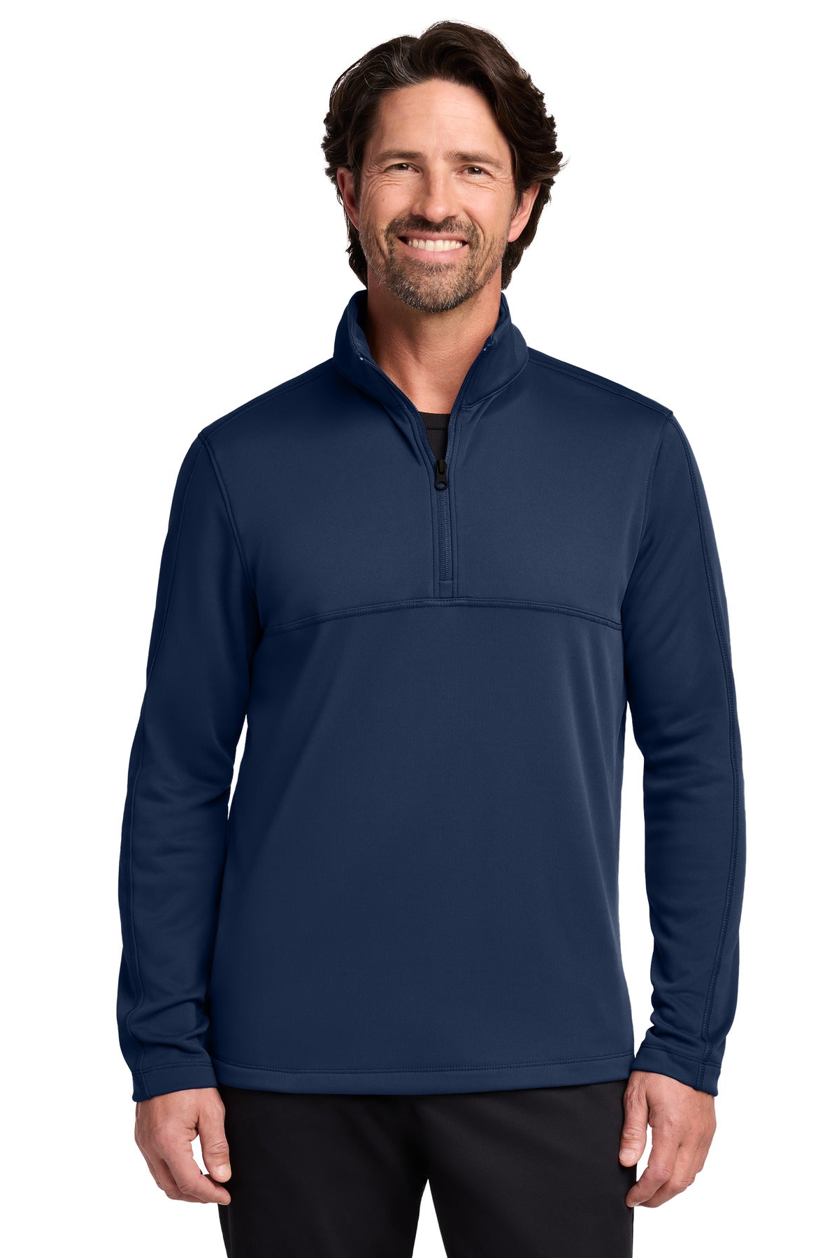 Custom Embroidery or DTF Print - Port Authority ® Smooth Fleece 1/4-Zip F804