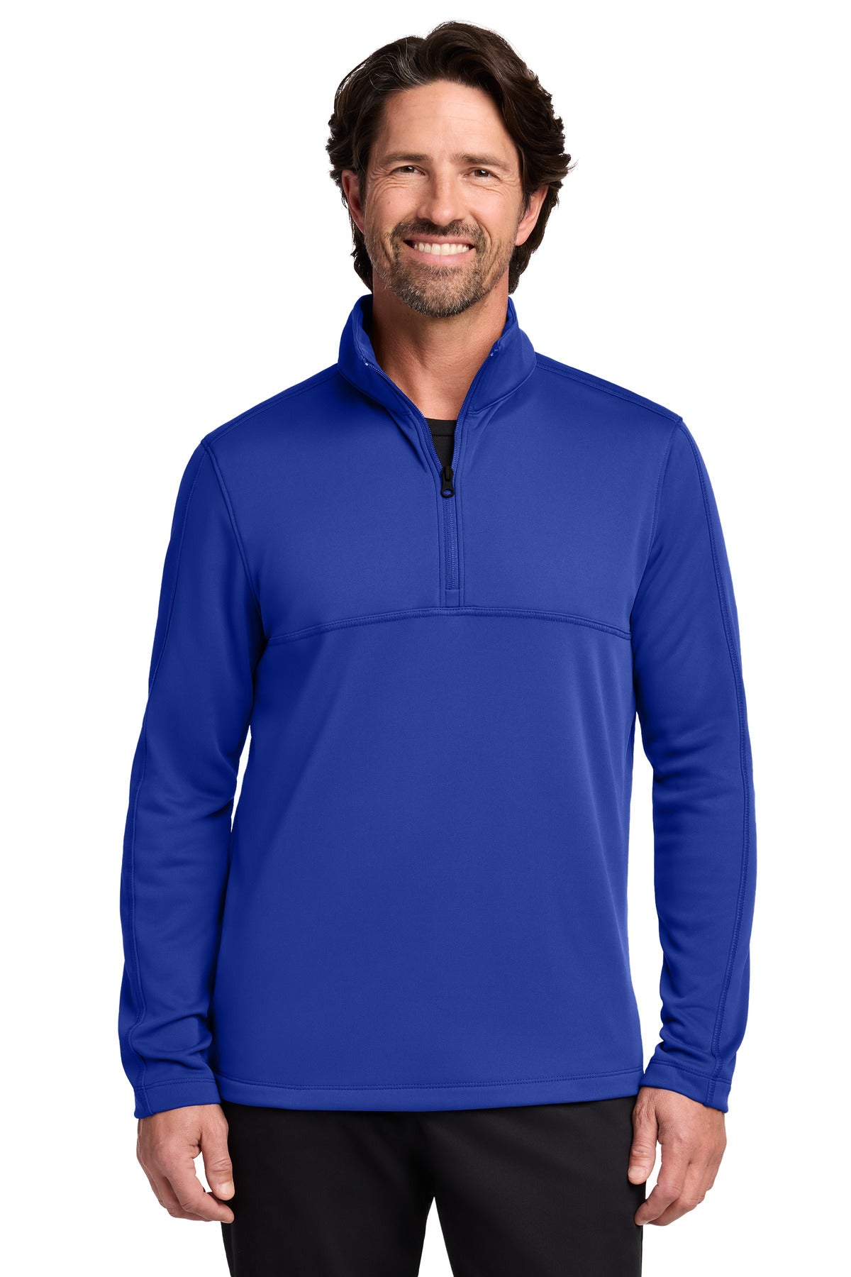 Custom Embroidery or DTF Print - Port Authority ® Smooth Fleece 1/4-Zip F804