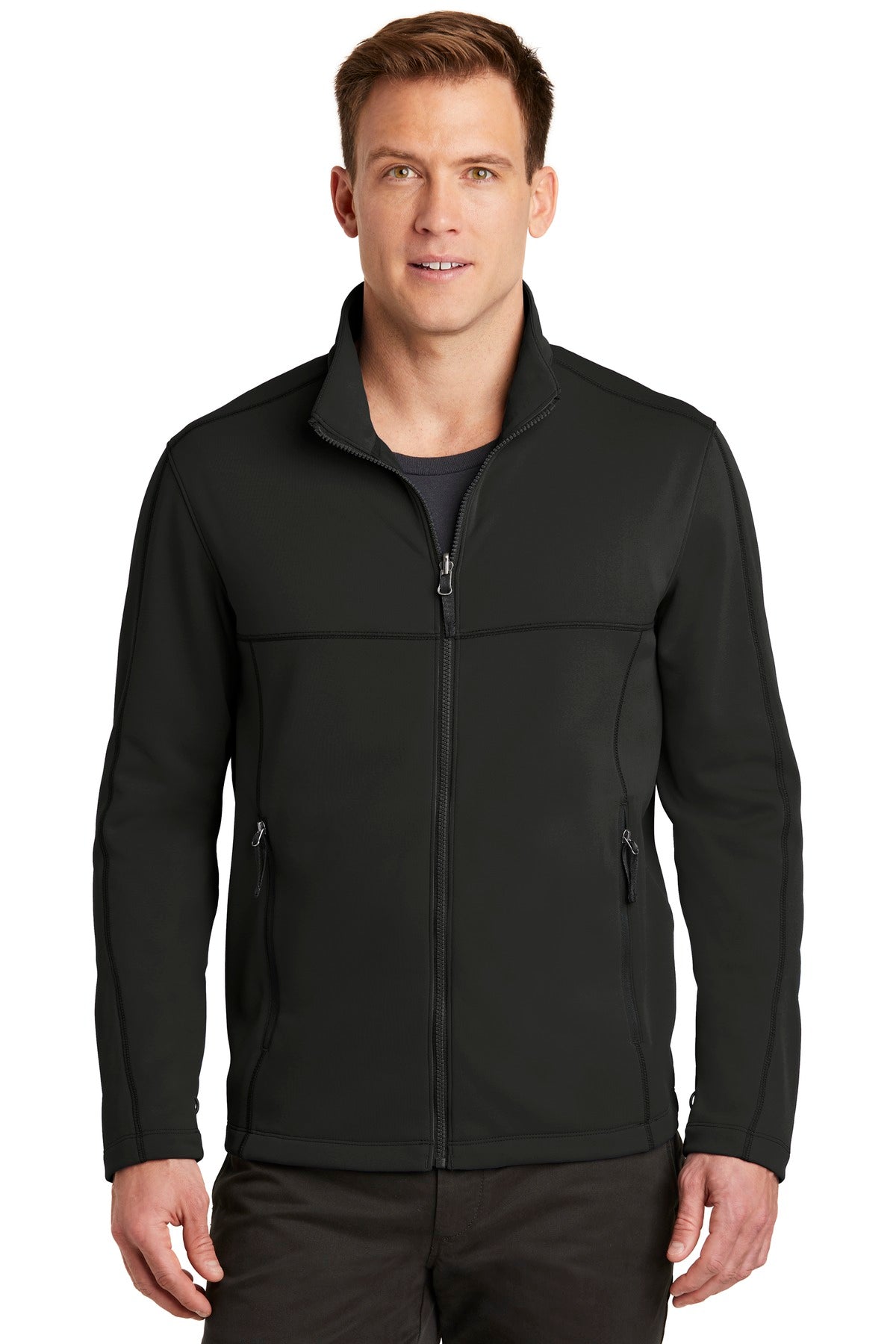 Custom Embroidered - Port Authority ® Collective Smooth Fleece Jacket. F904