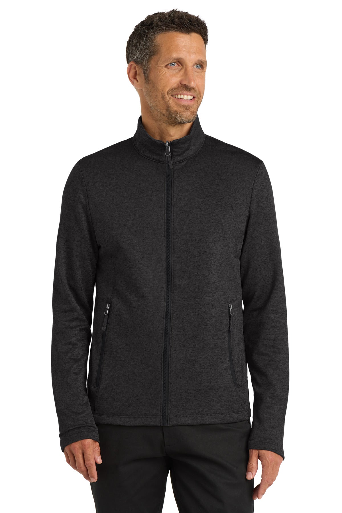 Custom Embroidered - Port Authority ® Collective Striated Fleece Jacket. F905