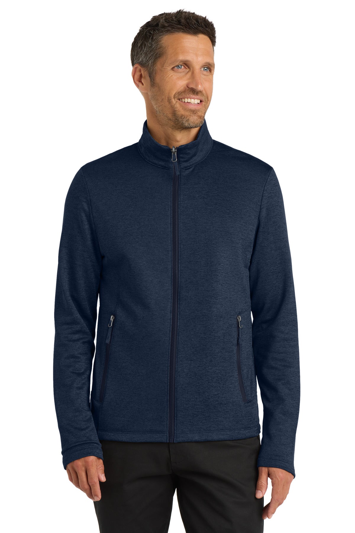 Custom Embroidered - Port Authority ® Collective Striated Fleece Jacket. F905