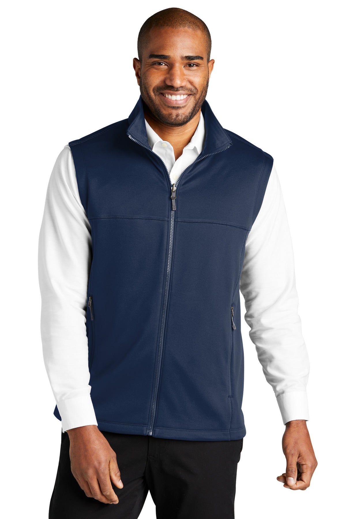 Custom Embroidery or DTF Print - Port Authority ® Collective Smooth Fleece Vest F906
