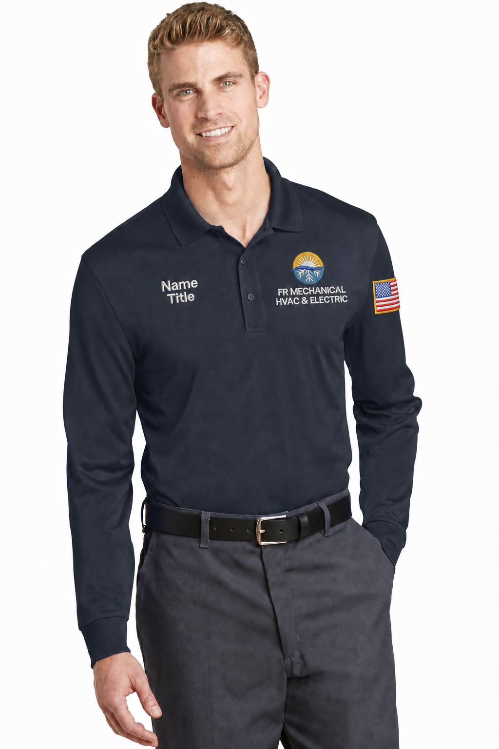 FR Mechanical - CornerStone Select Snag-Proof Long Sleeve Polo
