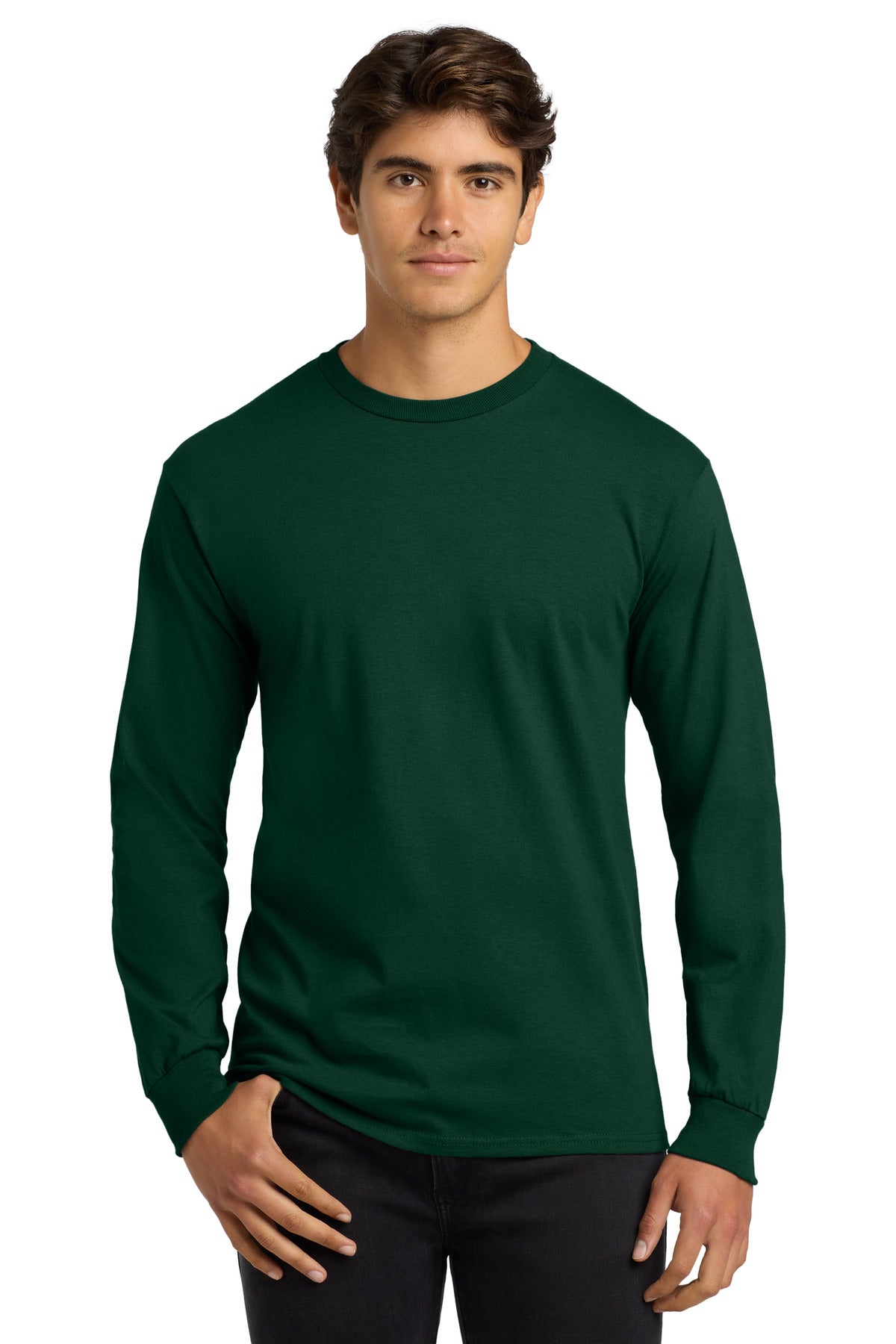 Custom Embroidered or DTF Printed - Gildan ® - Ultra Cotton ® 100% US Cotton Long Sleeve T-Shirt. G2400