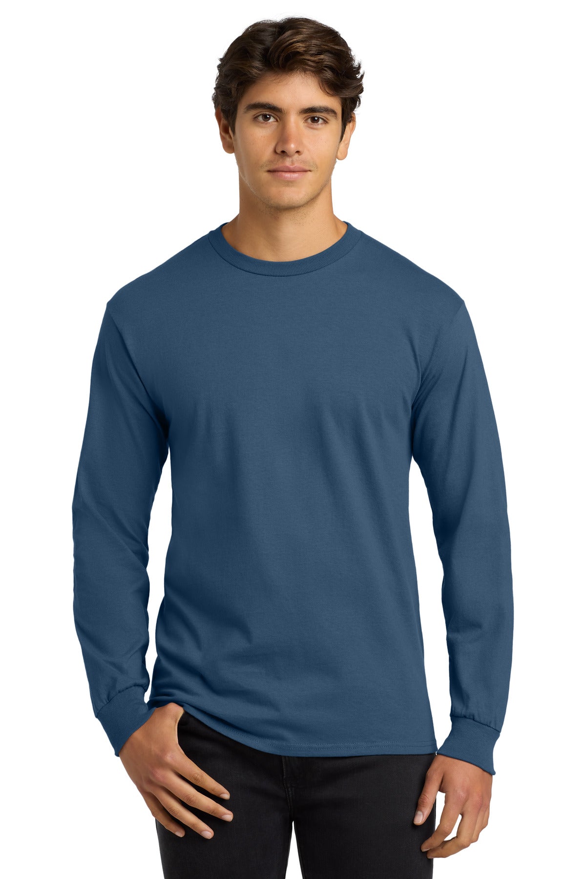 Custom Embroidered or DTF Printed - Gildan ® - Ultra Cotton ® 100% US Cotton Long Sleeve T-Shirt. G2400