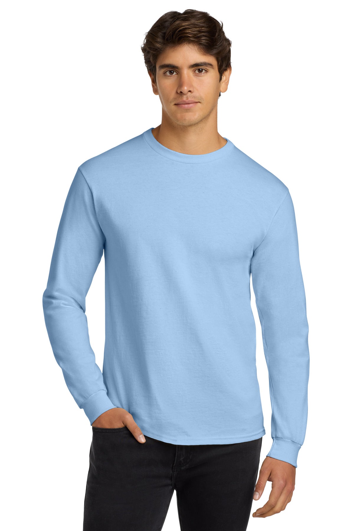 Custom Embroidered or DTF Printed - Gildan ® - Ultra Cotton ® 100% US Cotton Long Sleeve T-Shirt. G2400