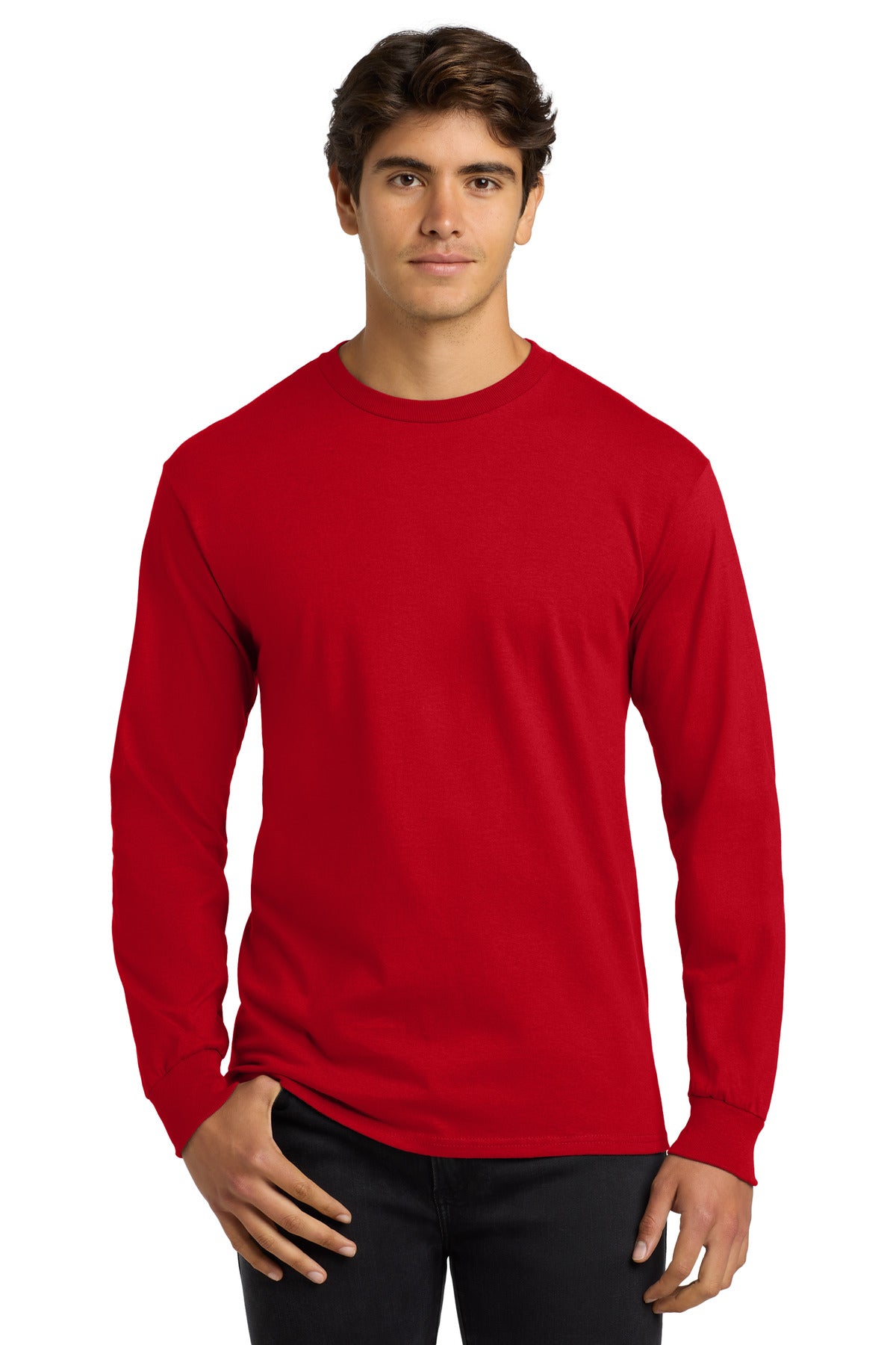 Custom Embroidered - Gildan® Ultra Cotton® 100% US Cotton Long Sleeve T-Shirt. G2400