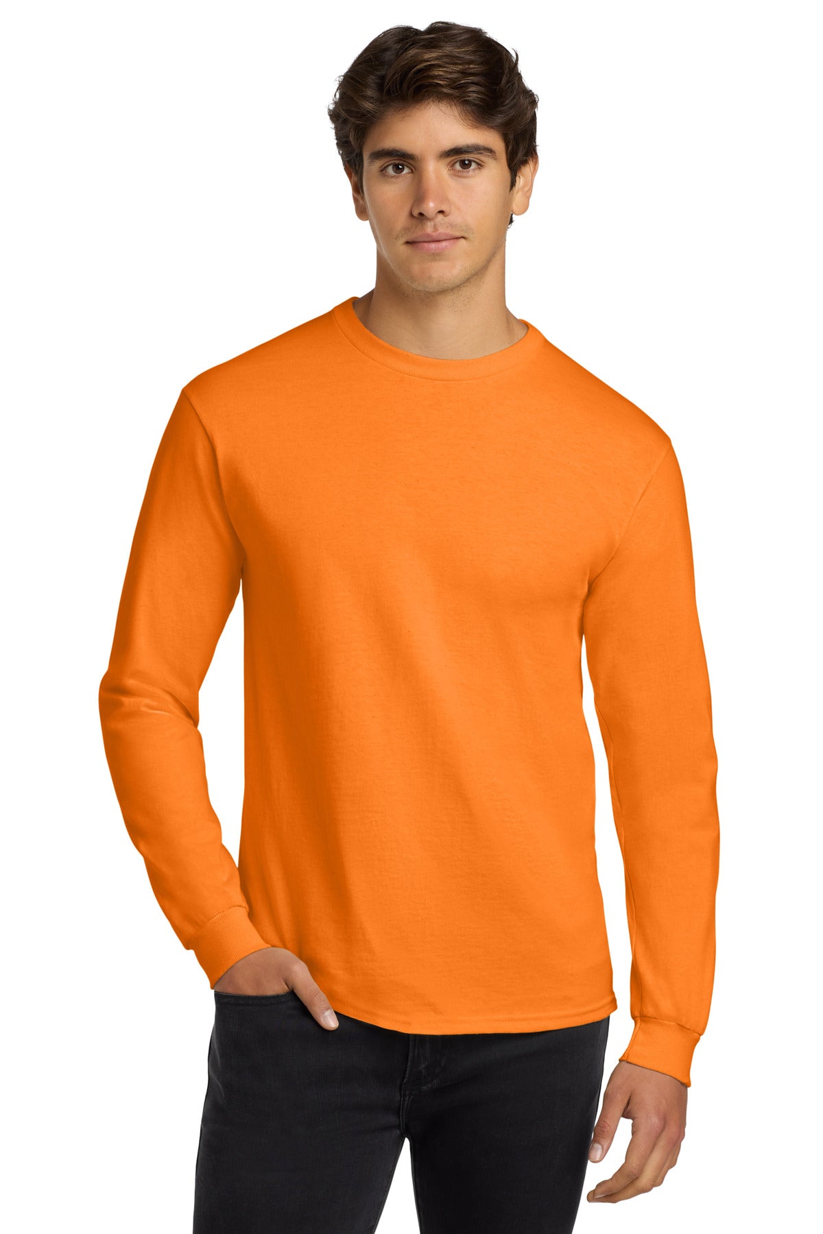 Custom Embroidered or DTF Printed - Gildan ® - Ultra Cotton ® 100% US Cotton Long Sleeve T-Shirt. G2400