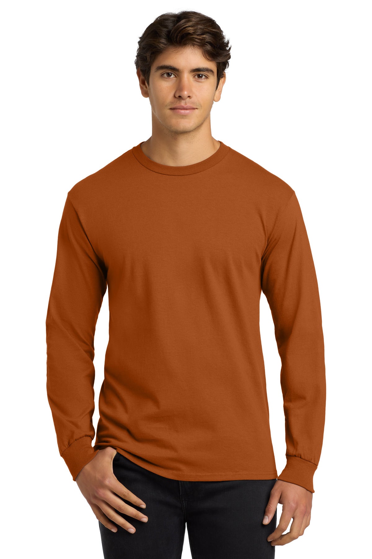 Custom Embroidered or DTF Printed - Gildan ® - Ultra Cotton ® 100% US Cotton Long Sleeve T-Shirt. G2400
