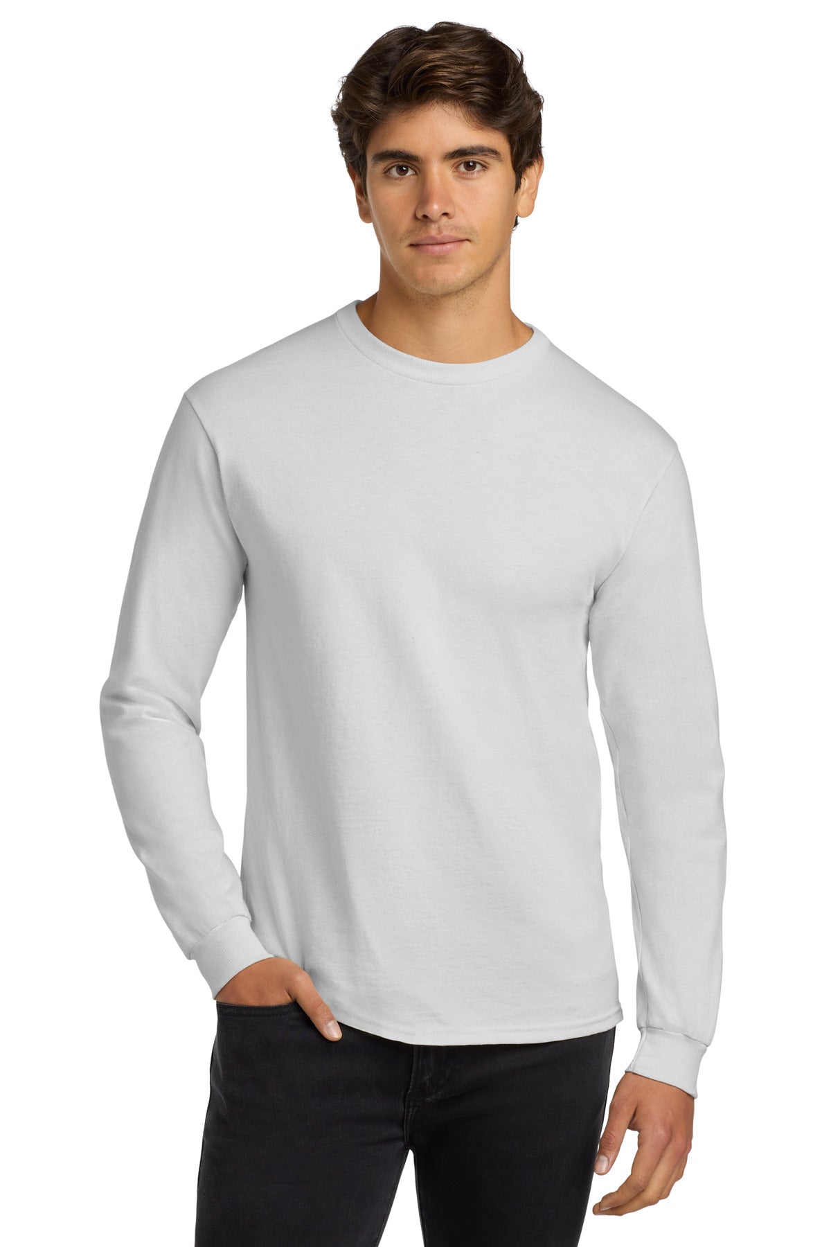 Custom Embroidered - Gildan® Ultra Cotton® 100% US Cotton Long Sleeve T-Shirt. G2400