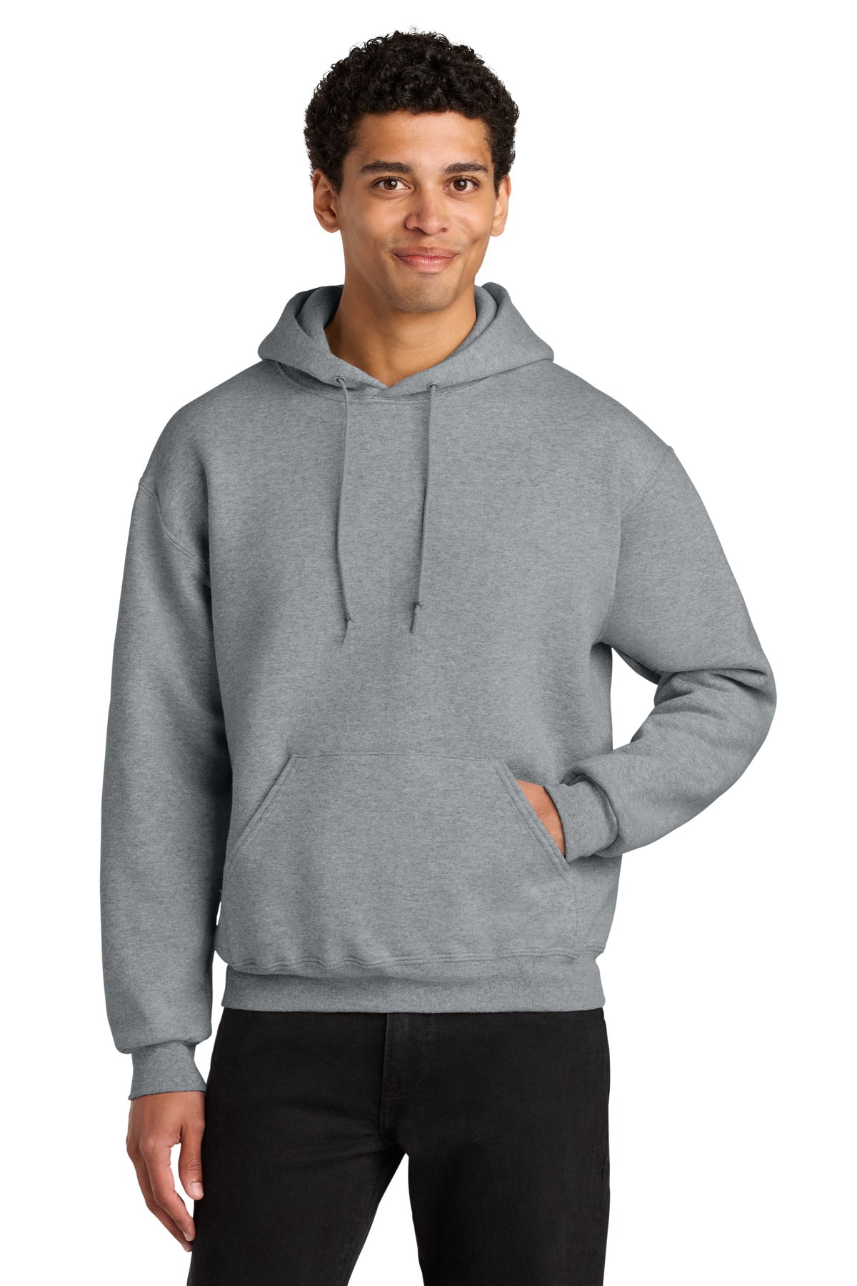 Custom Embroidery or DTF Print - Jerzees Rugged ™ Unisex Hooded Sweatshirt H12M