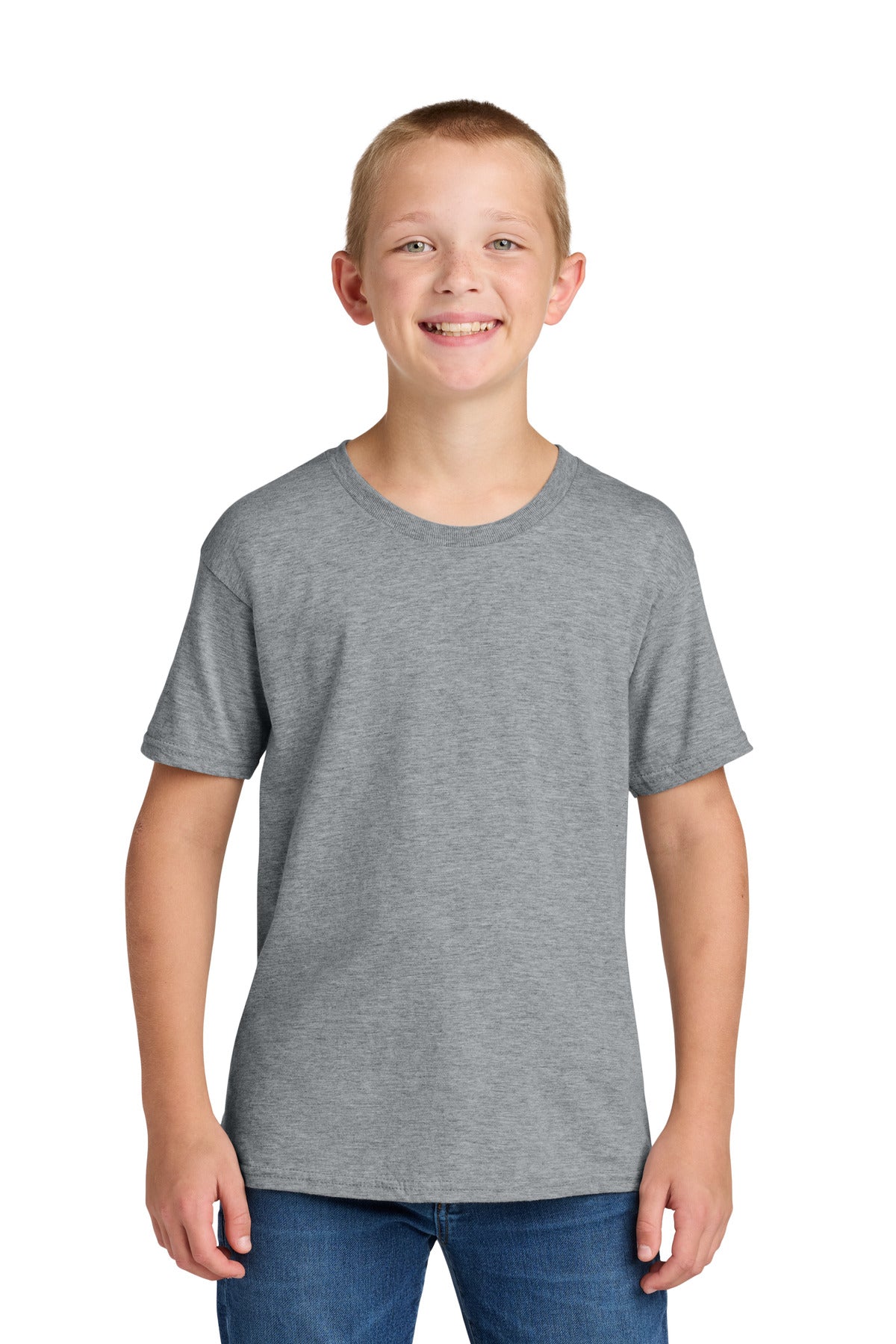 Custom Embroidery or DTF Print - Jerzees Ultimate ™ Youth Ring Spun T-Shirt IC46B