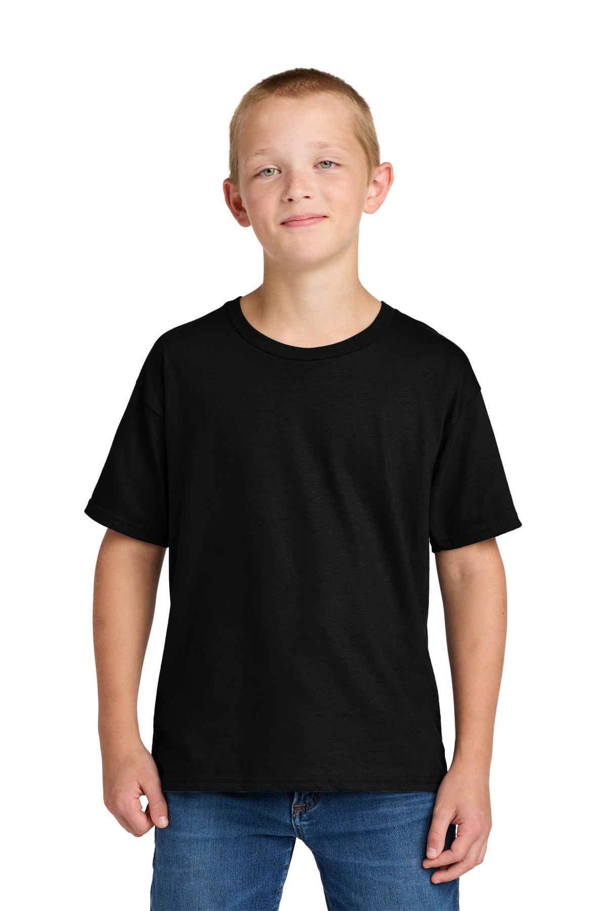 Custom Embroidery or DTF Print - Jerzees Ultimate ™ Youth Ring Spun T-Shirt IC46B