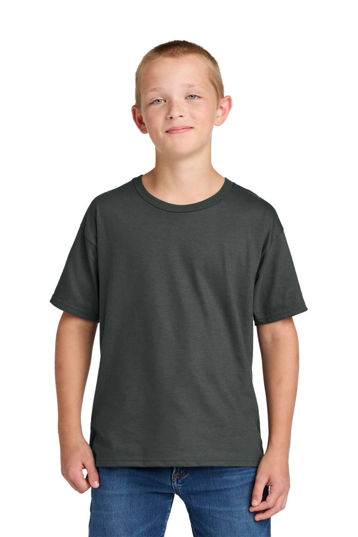 Custom Embroidery or DTF Print - Jerzees Ultimate ™ Youth Ring Spun T-Shirt IC46B