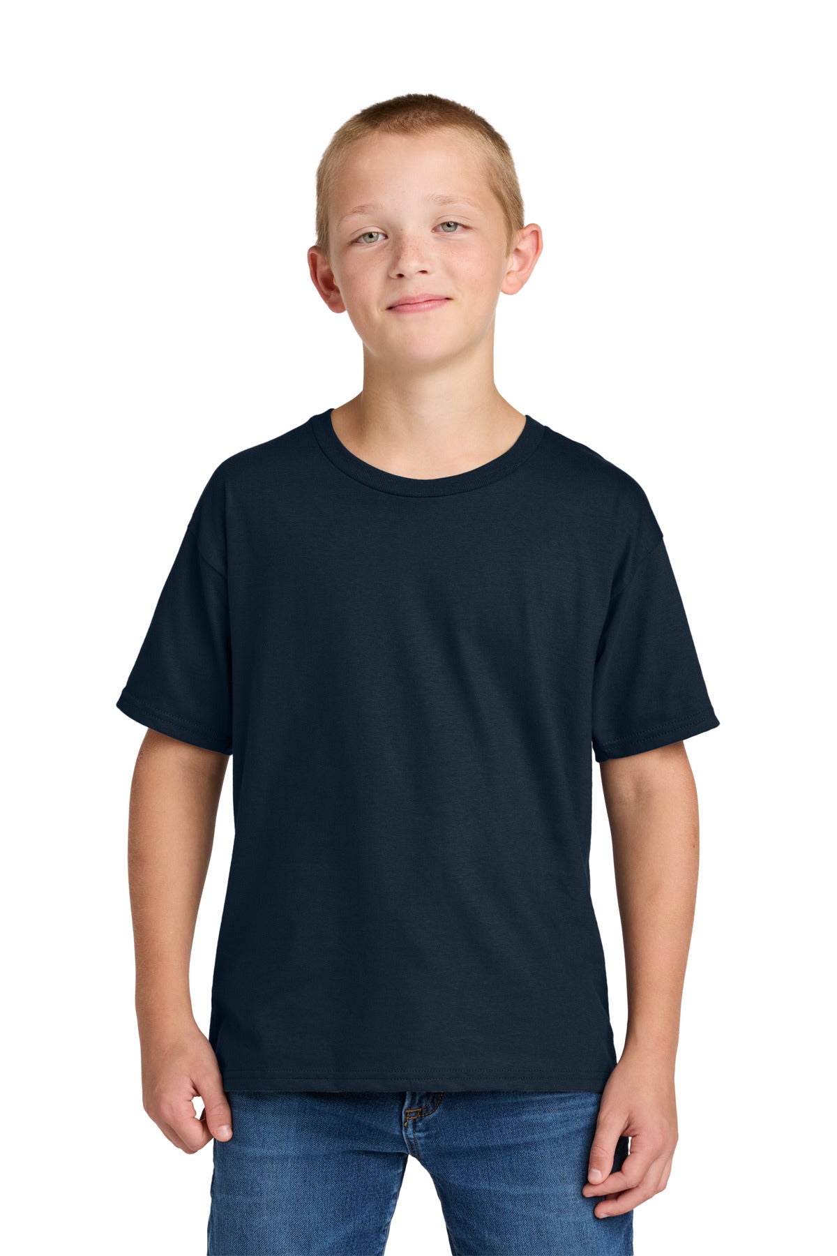 Custom Embroidery or DTF Print - Jerzees Ultimate ™ Youth Ring Spun T-Shirt IC46B