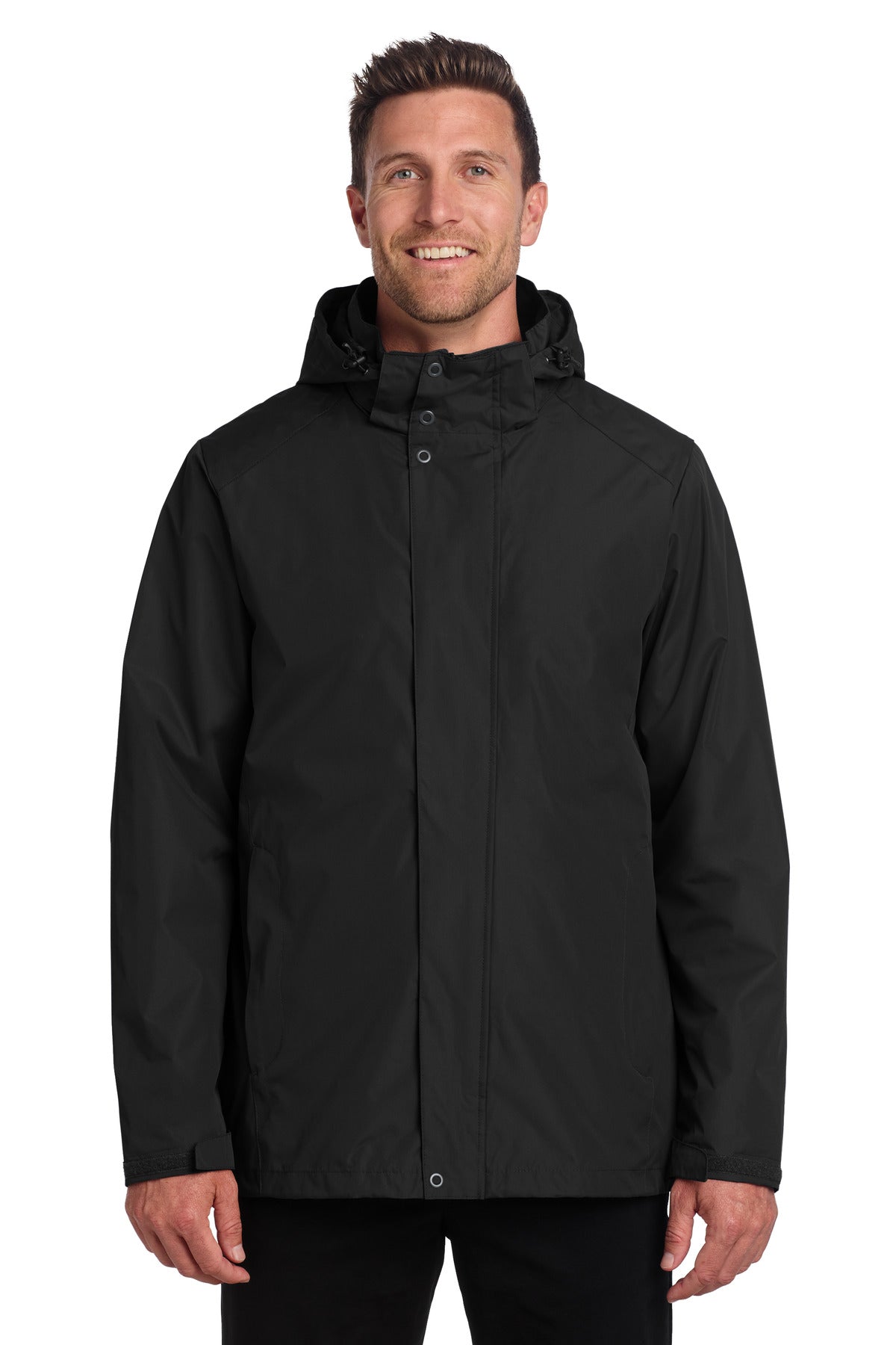 Custom Embroidery or DTF Print - Port Authority ® All-Weather 3-in-1 Jacket J123
