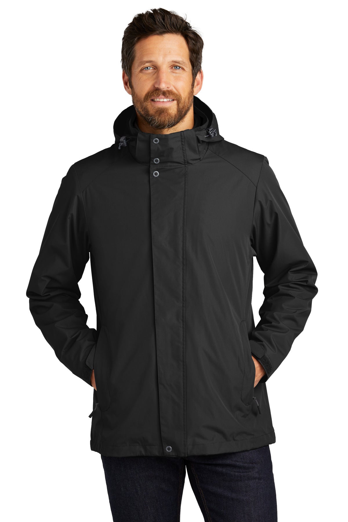 Custom Embroidered - Port Authority® All-Weather 3-in-1 Jacket J123