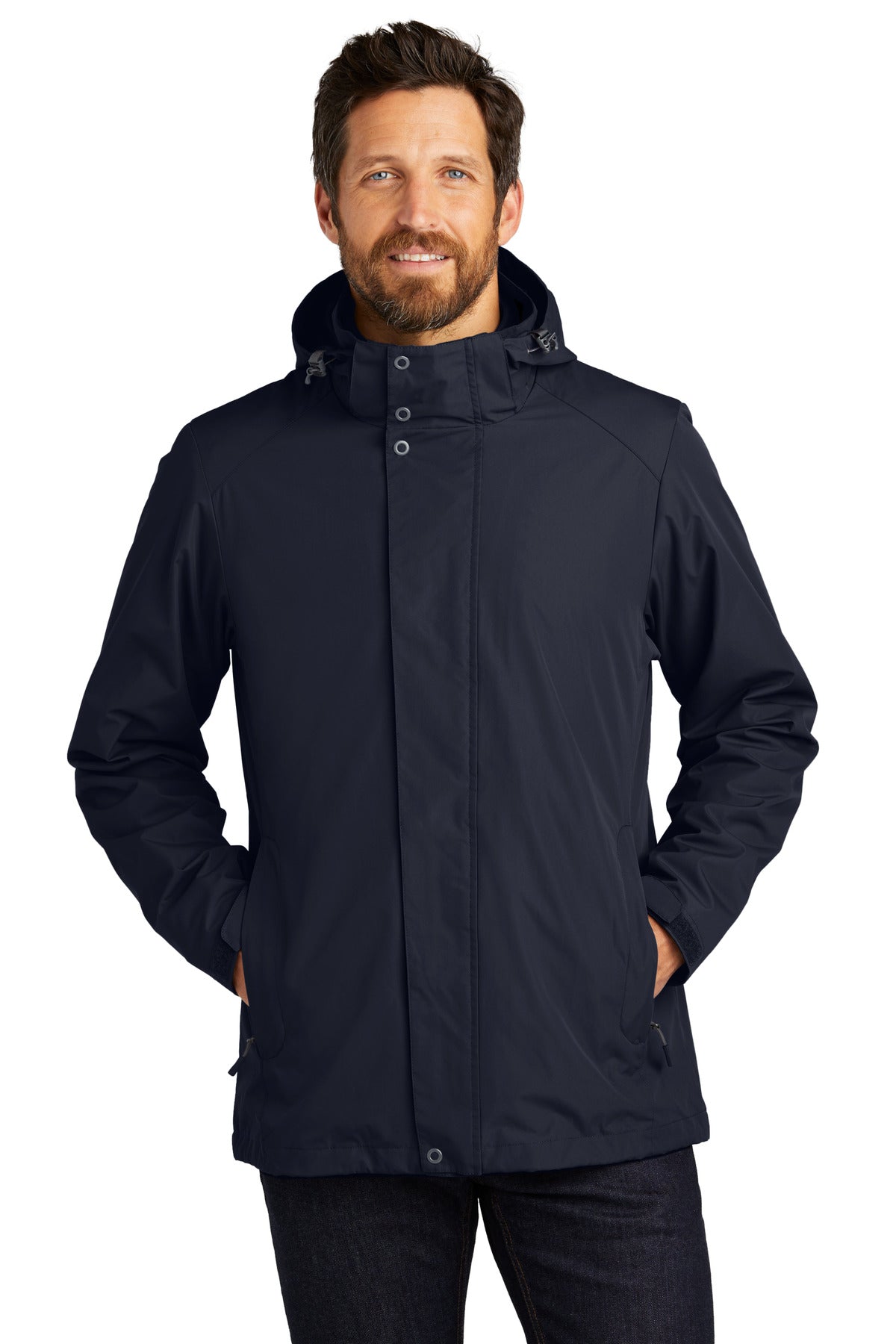 Custom Embroidered - Port Authority® All-Weather 3-in-1 Jacket J123