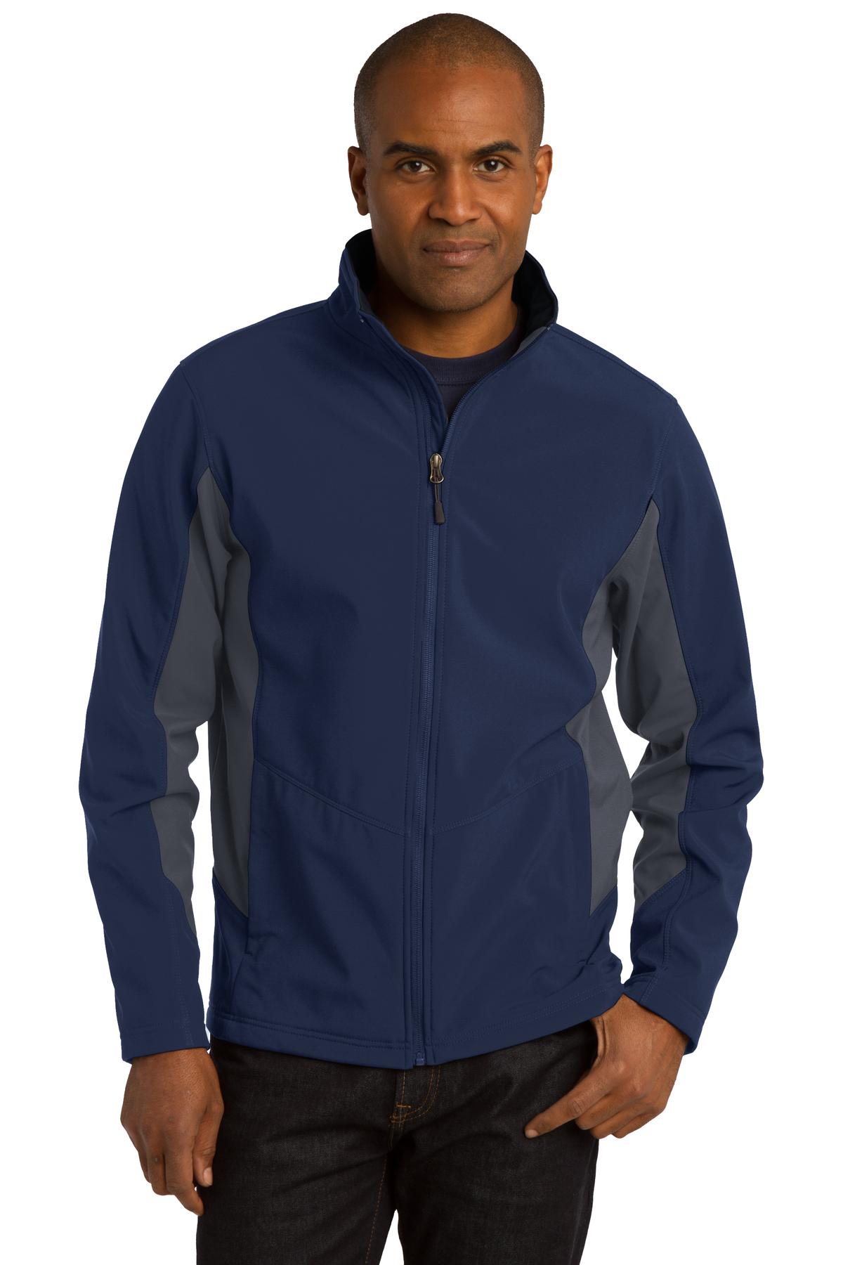 Custom Embroidered - Port Authority® Core Colorblock Soft Shell Jacket. J318