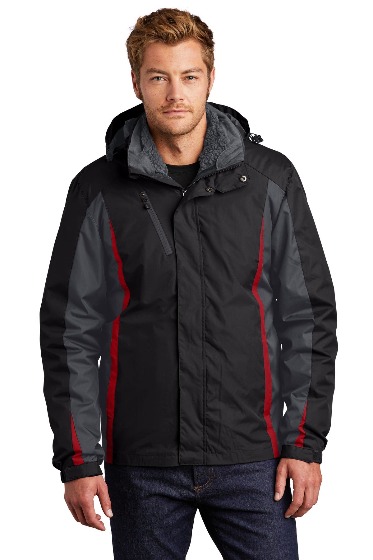 Custom Embroidered - Port Authority® Colorblock 3-in-1 Jacket. J321