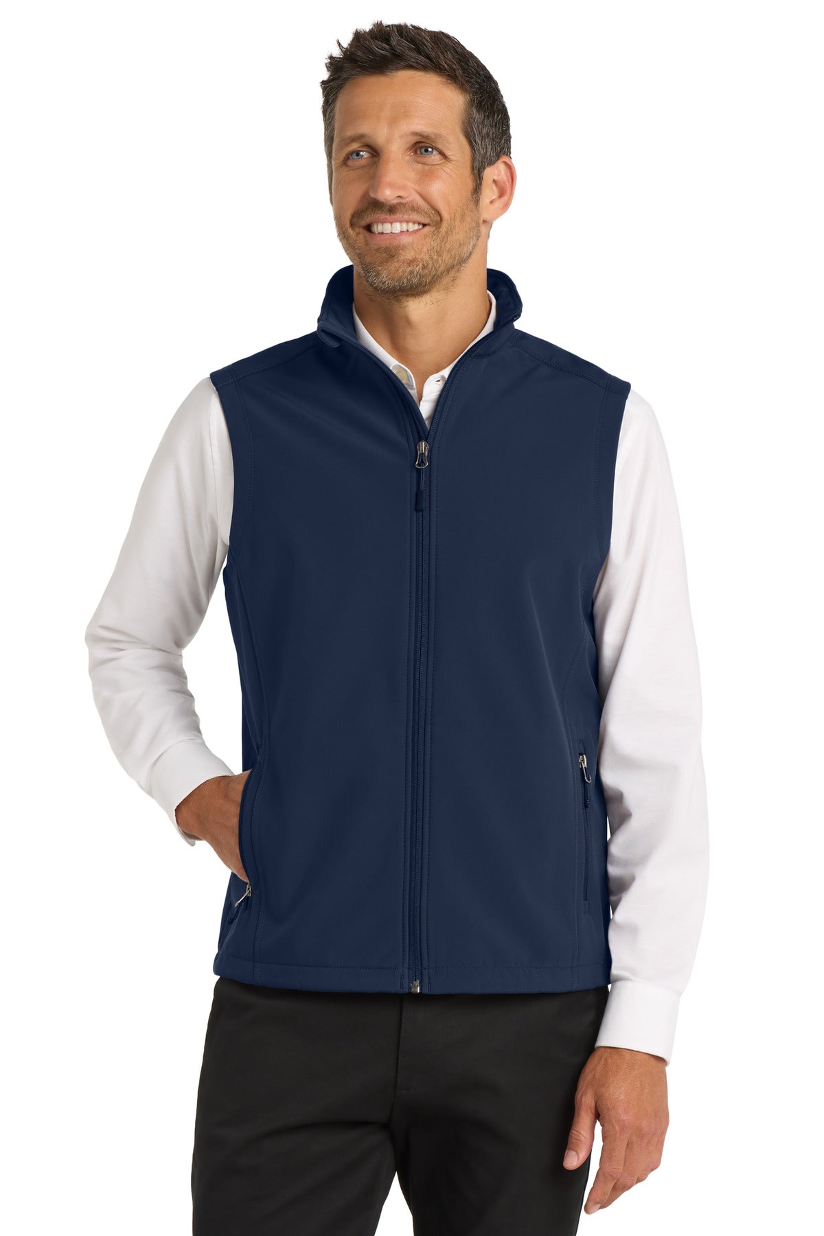 Custom Embroidery or DTF Print - Port Authority ® Core Soft Shell Vest. J325