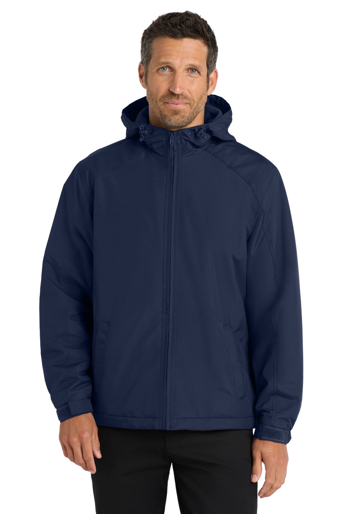 Custom Embroidery or DTF Print - Port Authority ® Hooded Charger Jacket. J327