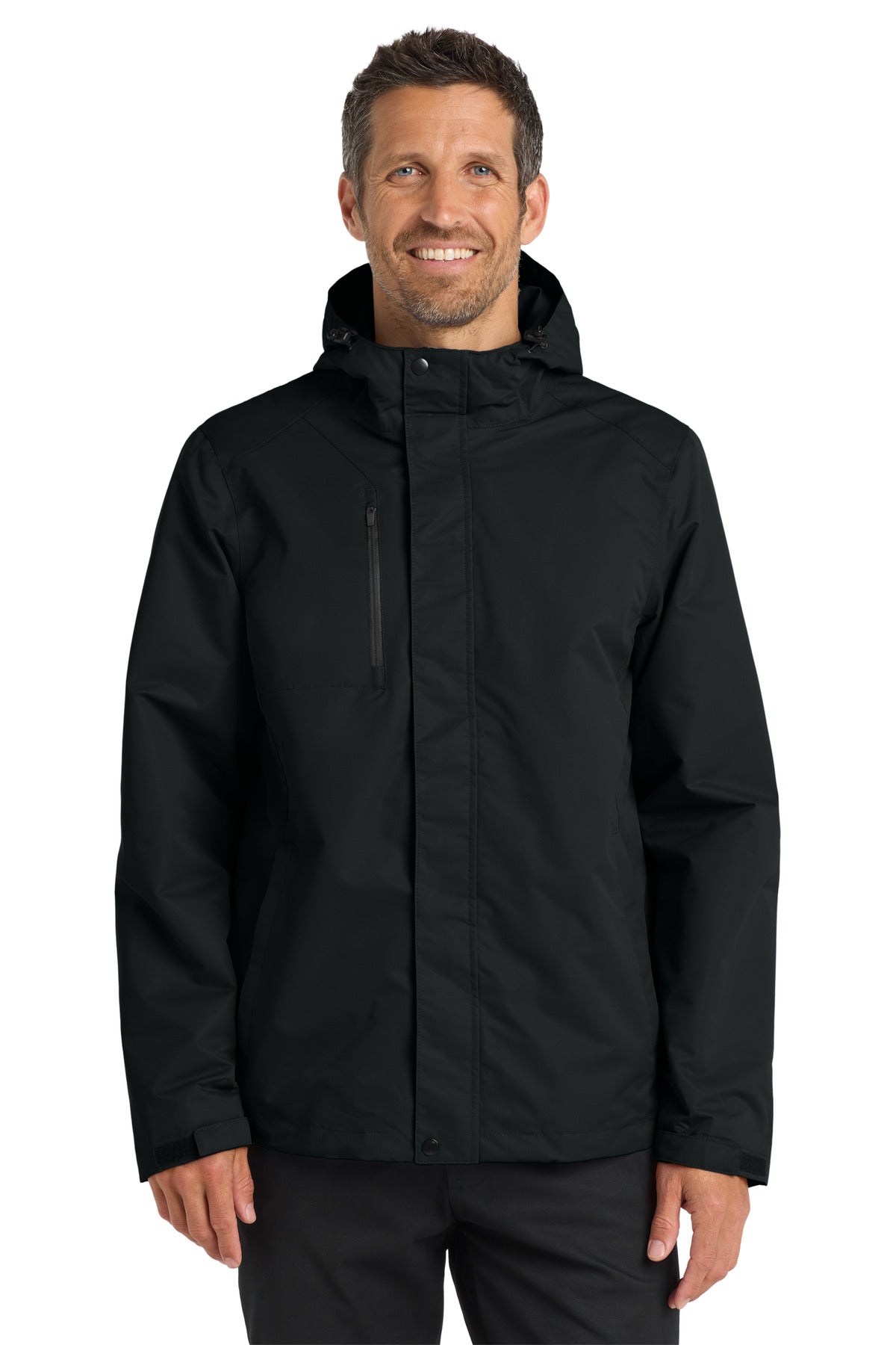 Custom Embroidery or DTF Print - Port Authority ® All-Conditions Jacket. J331