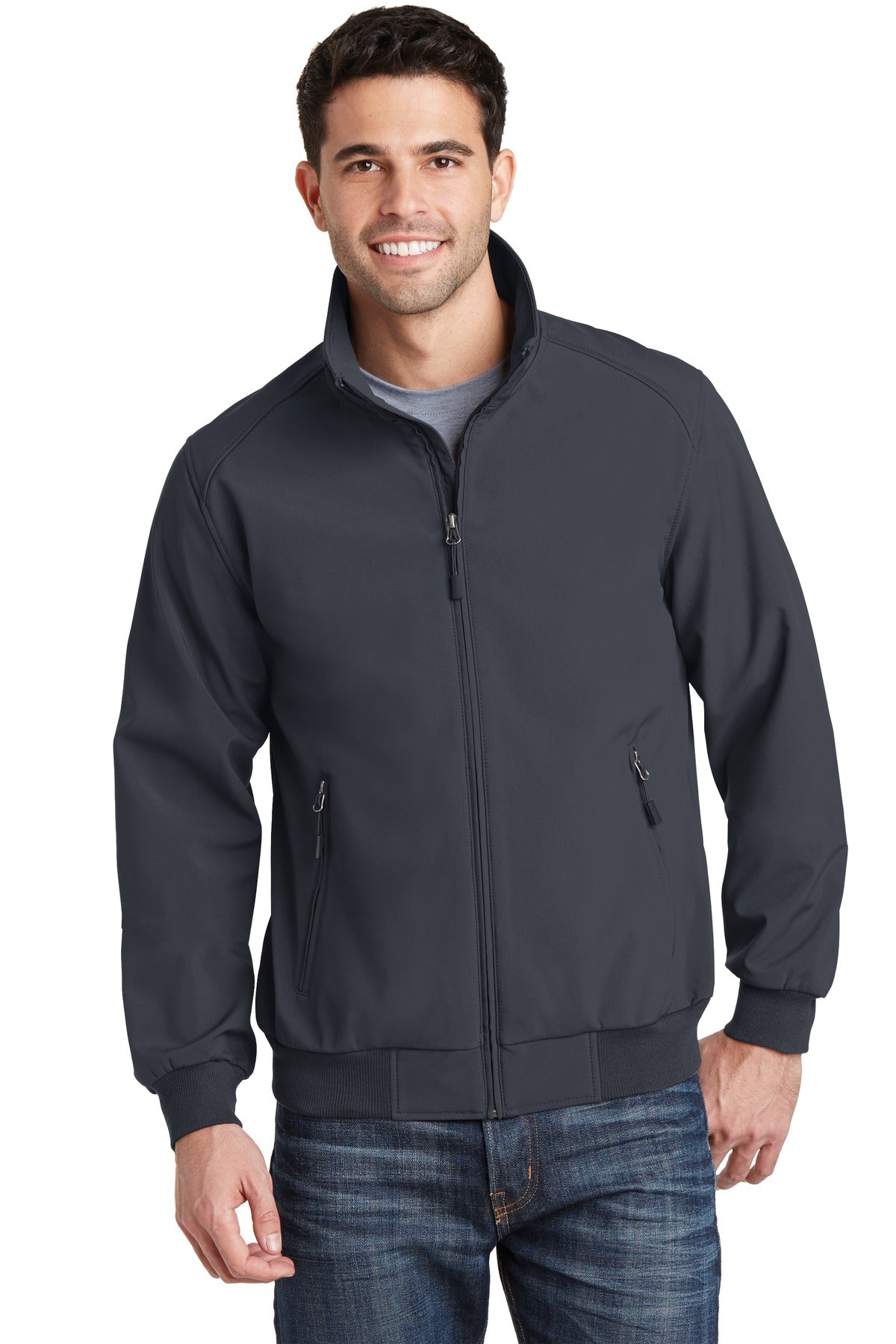 Custom Embroidery or DTF Print - Port Authority ® Soft Shell Bomber Jacket. J337