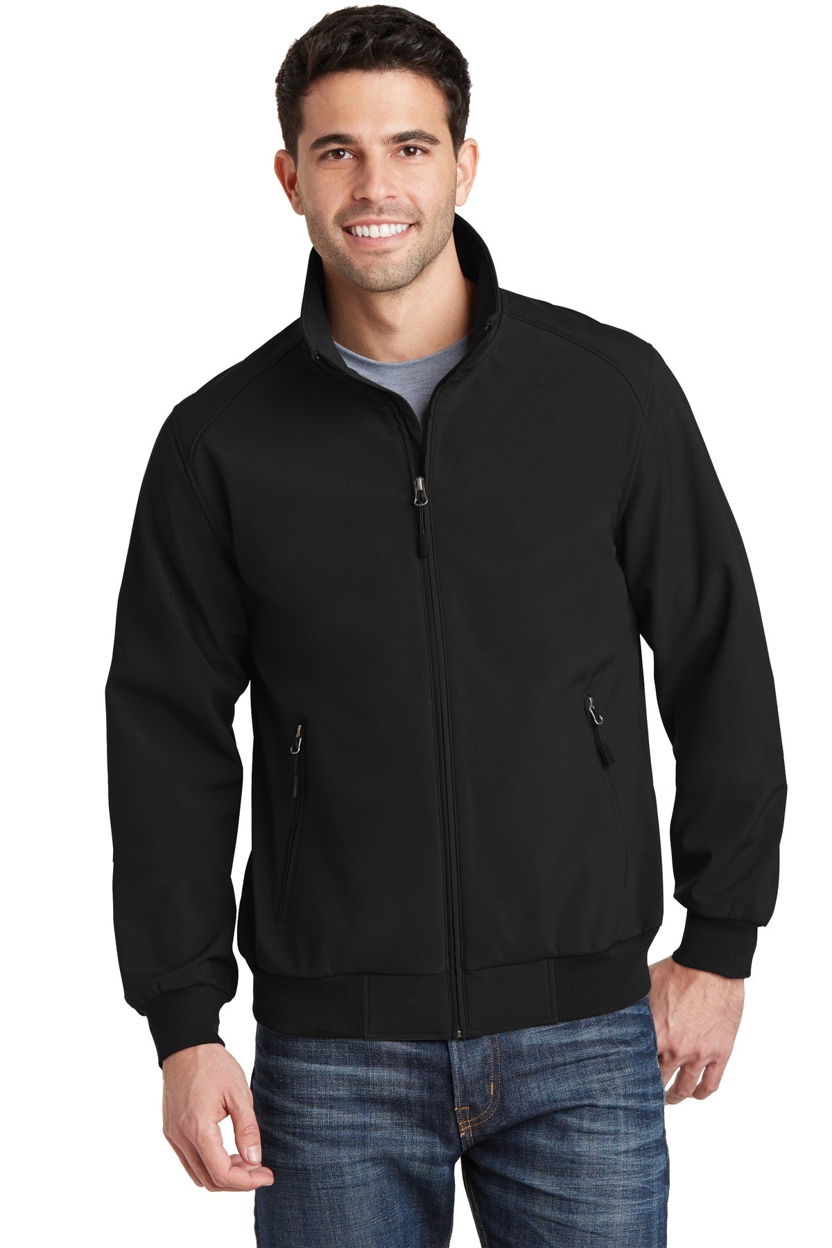 Custom Embroidery or DTF Print - Port Authority ® Soft Shell Bomber Jacket. J337