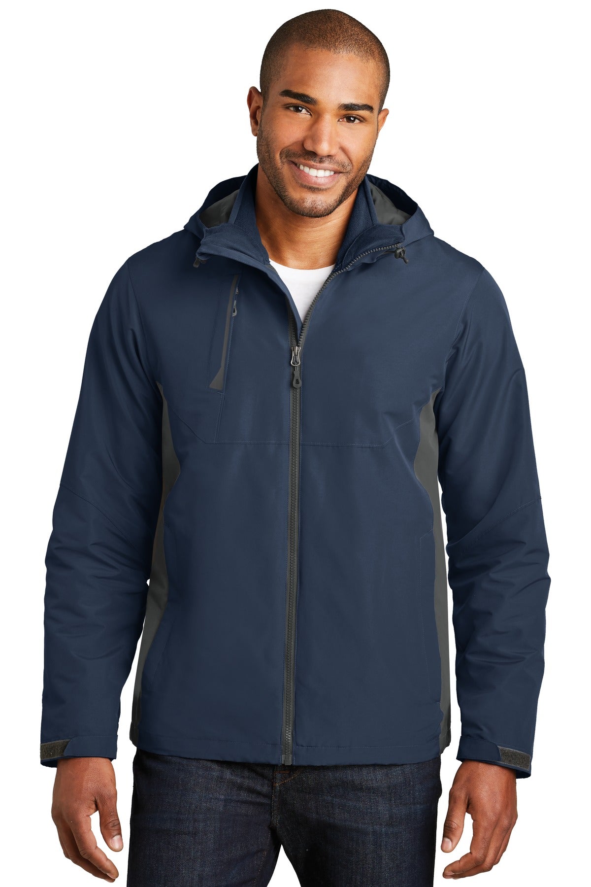 Custom Embroidery or DTF Print - Port Authority ® Merge 3-in-1 Jacket. J338
