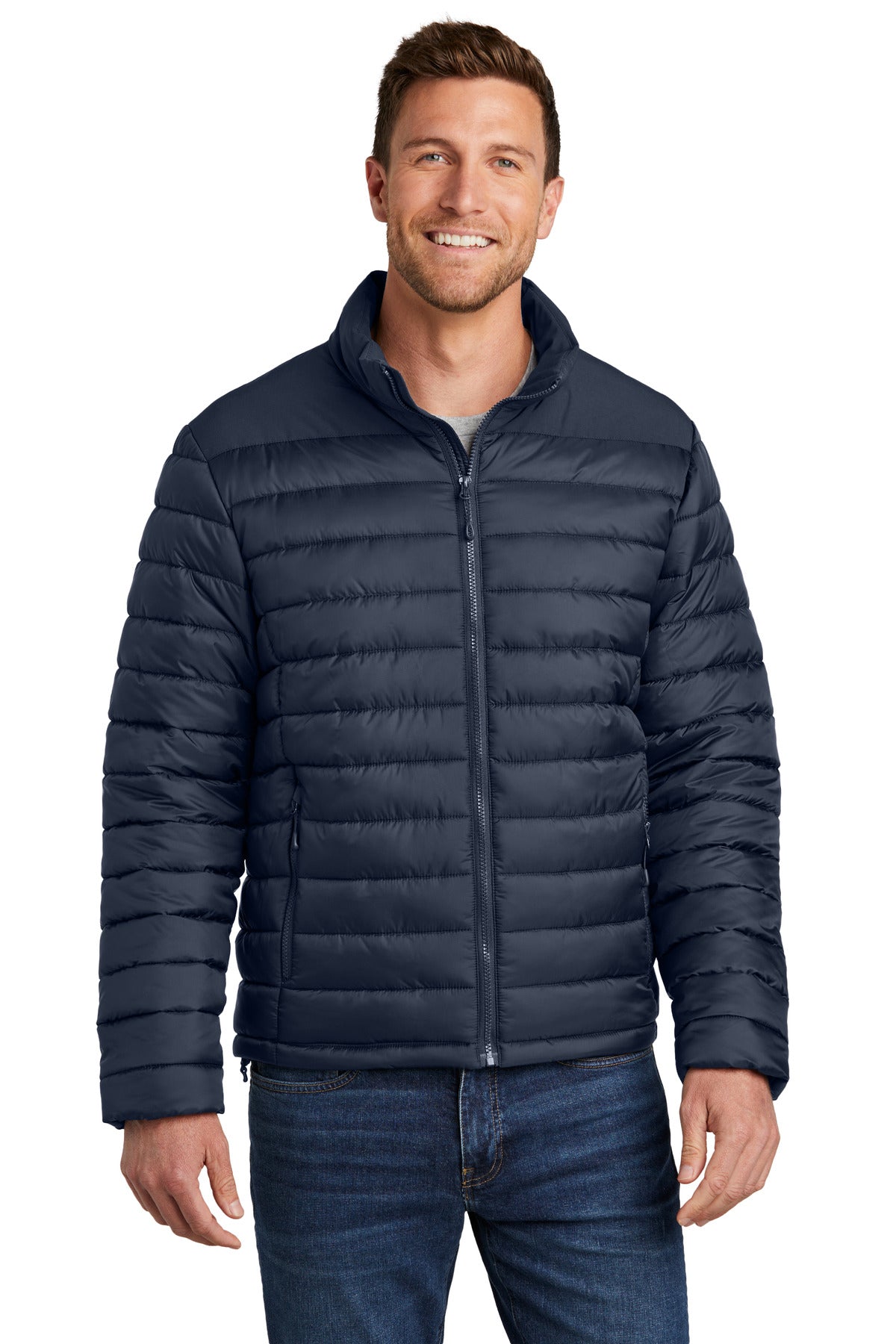 Custom Embroidery or DTF Print - Port Authority ® Horizon Puffy Jacket J364