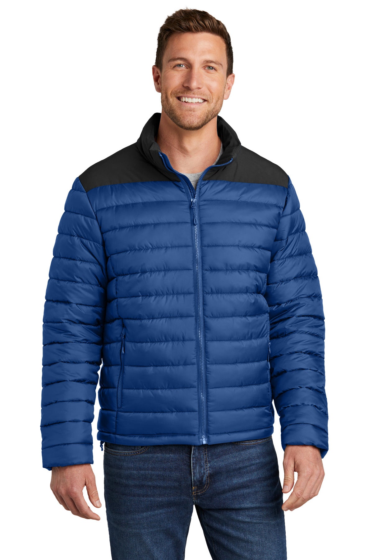 Custom Embroidery or DTF Print - Port Authority ® Horizon Puffy Jacket J364