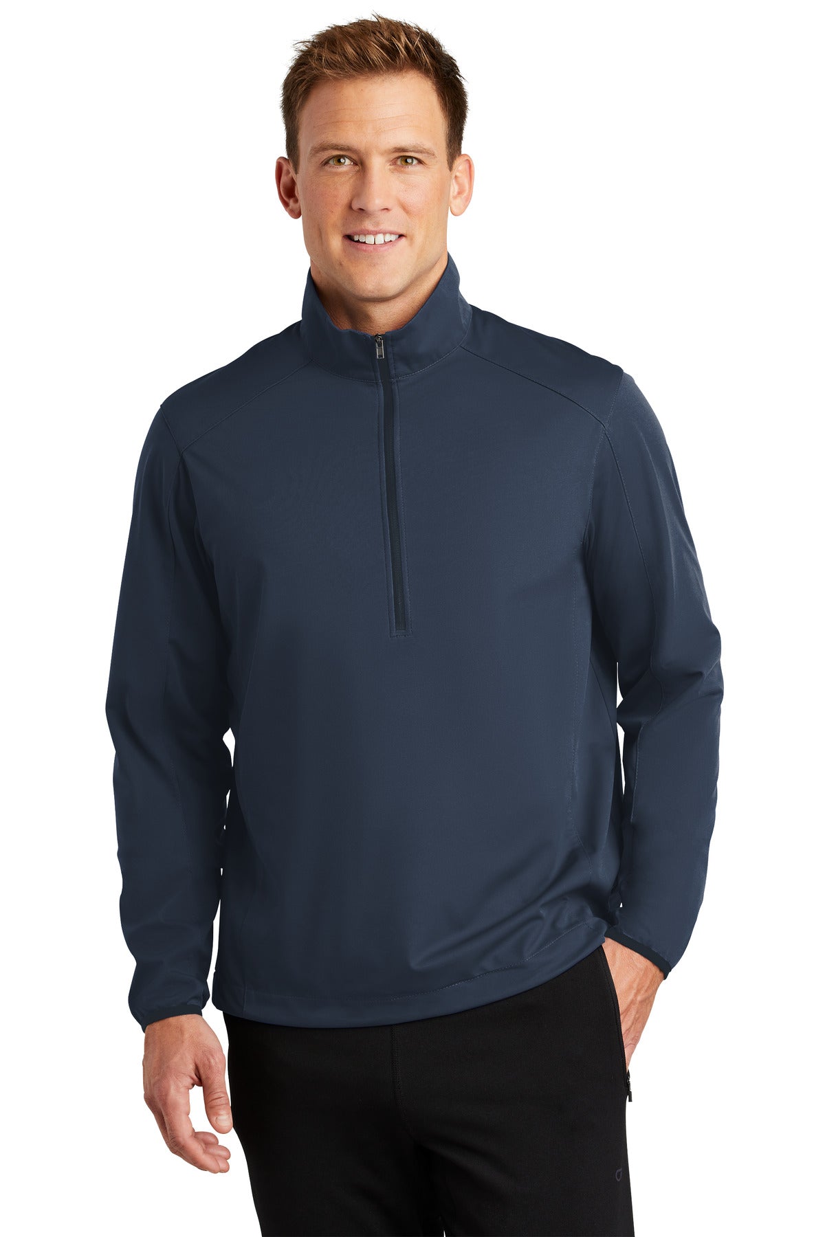 Custom Embroidered - Port Authority® Active 1/2-Zip Soft Shell Jacket. J716